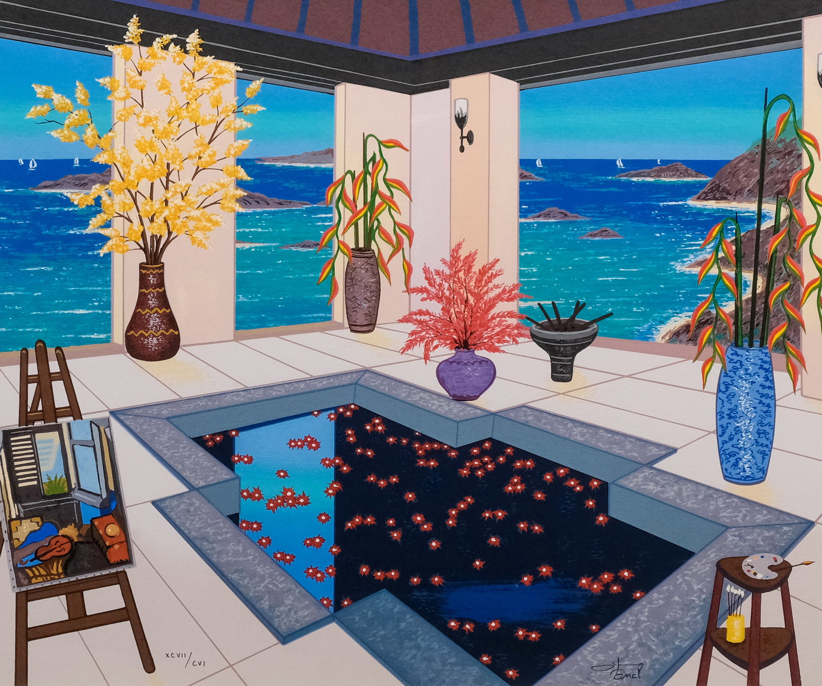 Fanch (Francois) Ledan, Window On the Ocean (1 of 5)