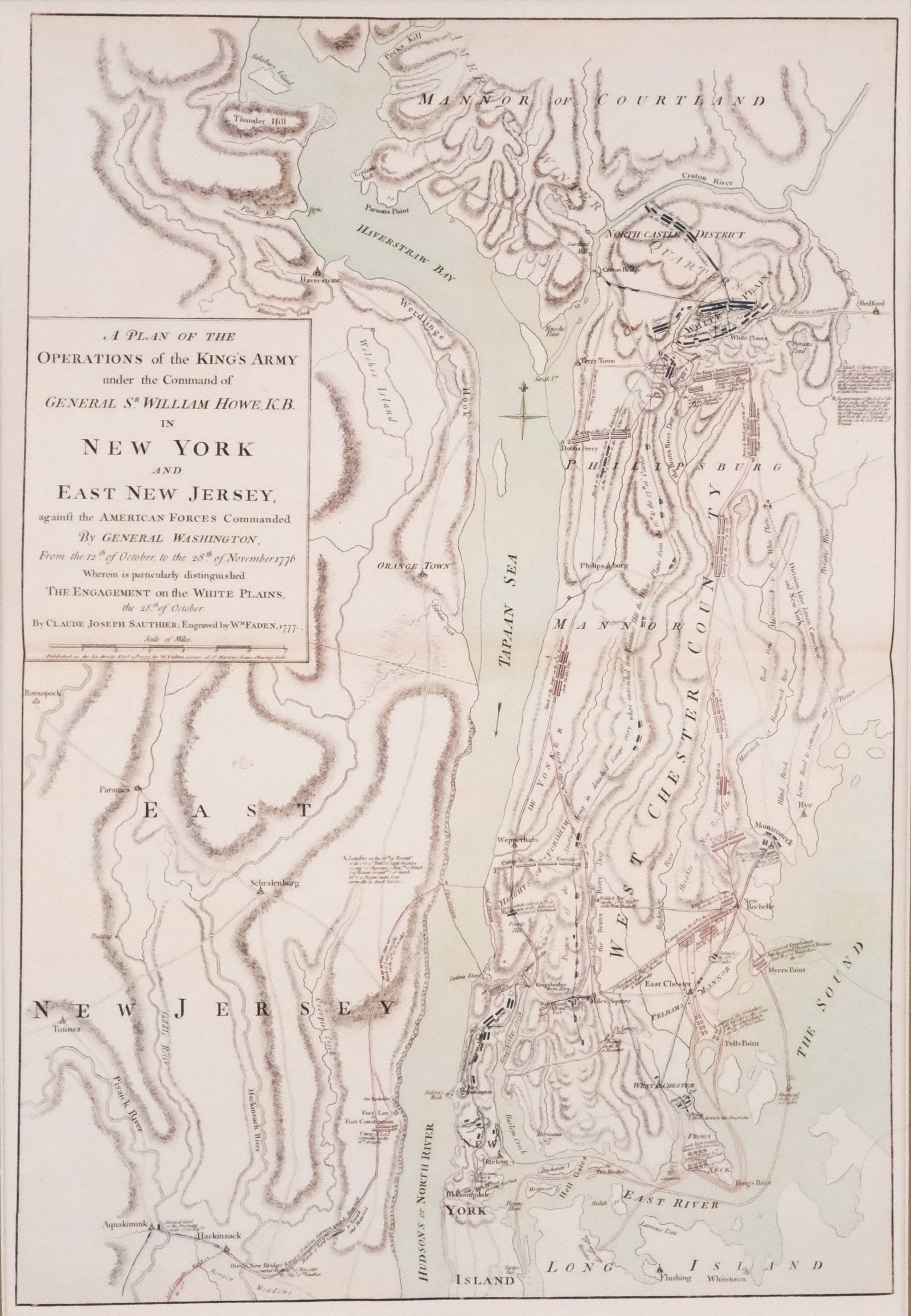 After William Faden, Revolutionary War Map of NY (1 of 5)