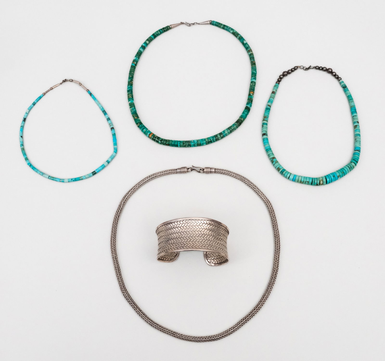 Group Turquoise and Silver Jewelry (1 of 19)