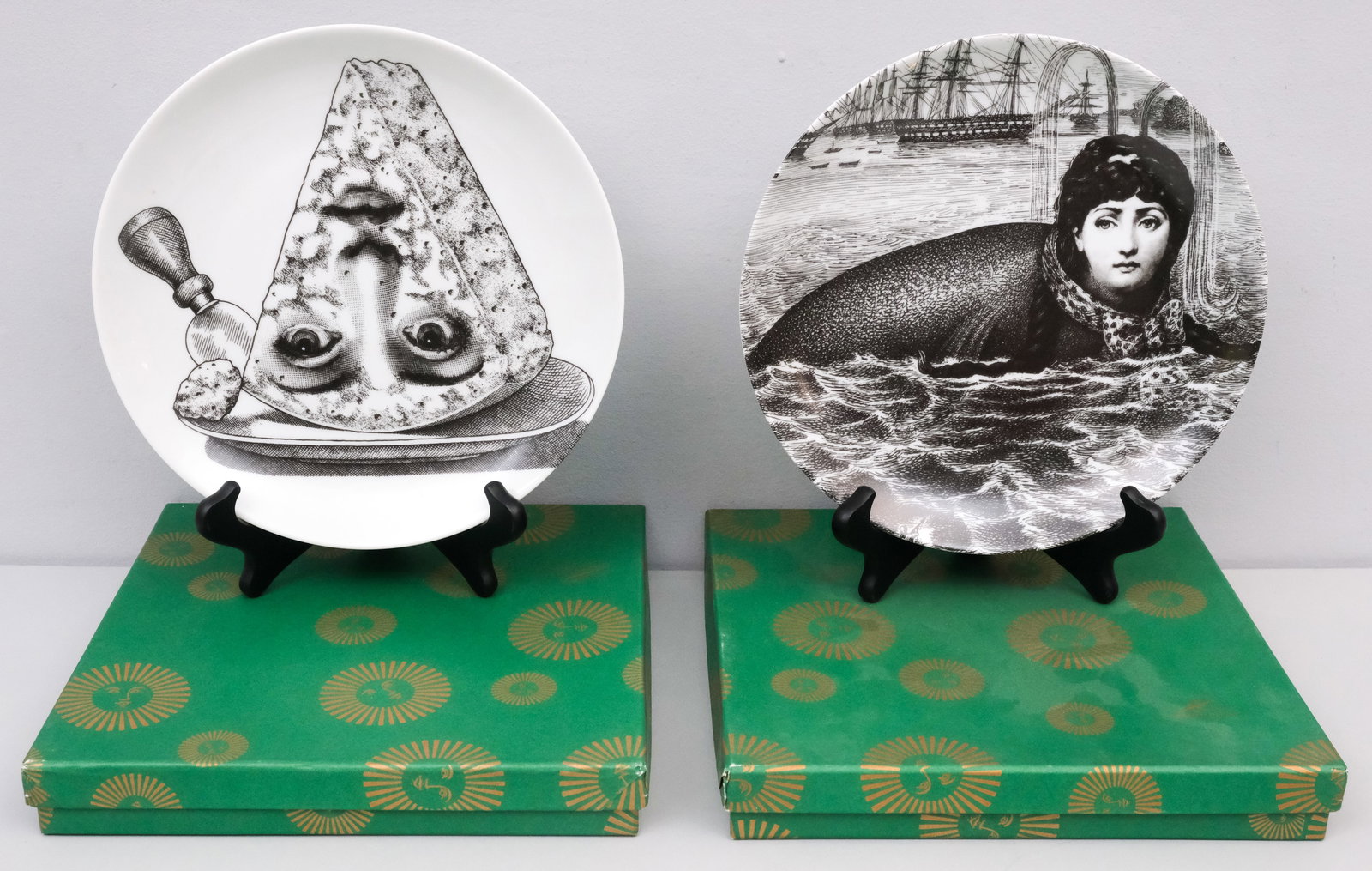 2 Fornasetti Porcelain Face Plates (1 of 6)