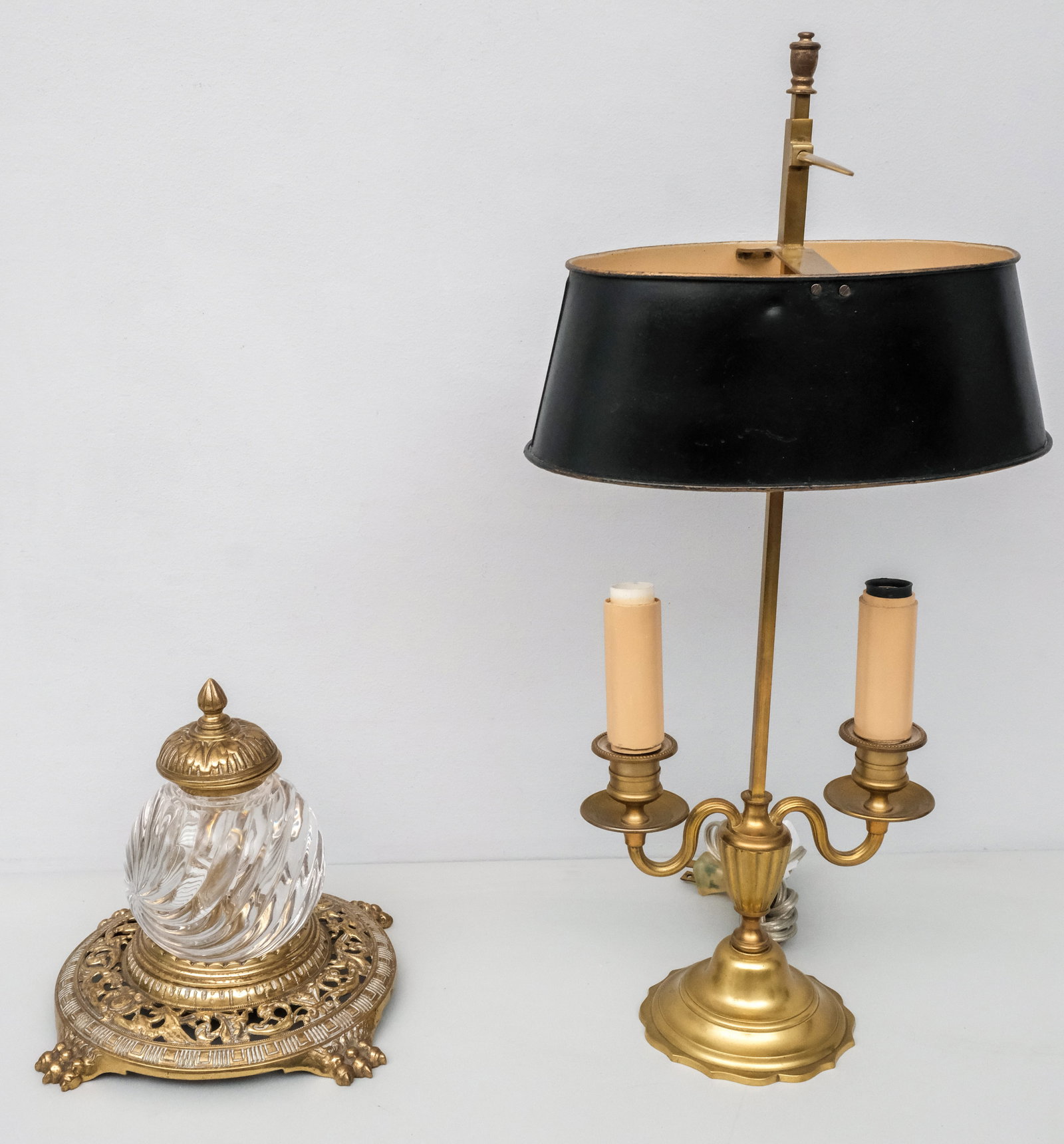 Two Brass Antique Objects (1 of 9)