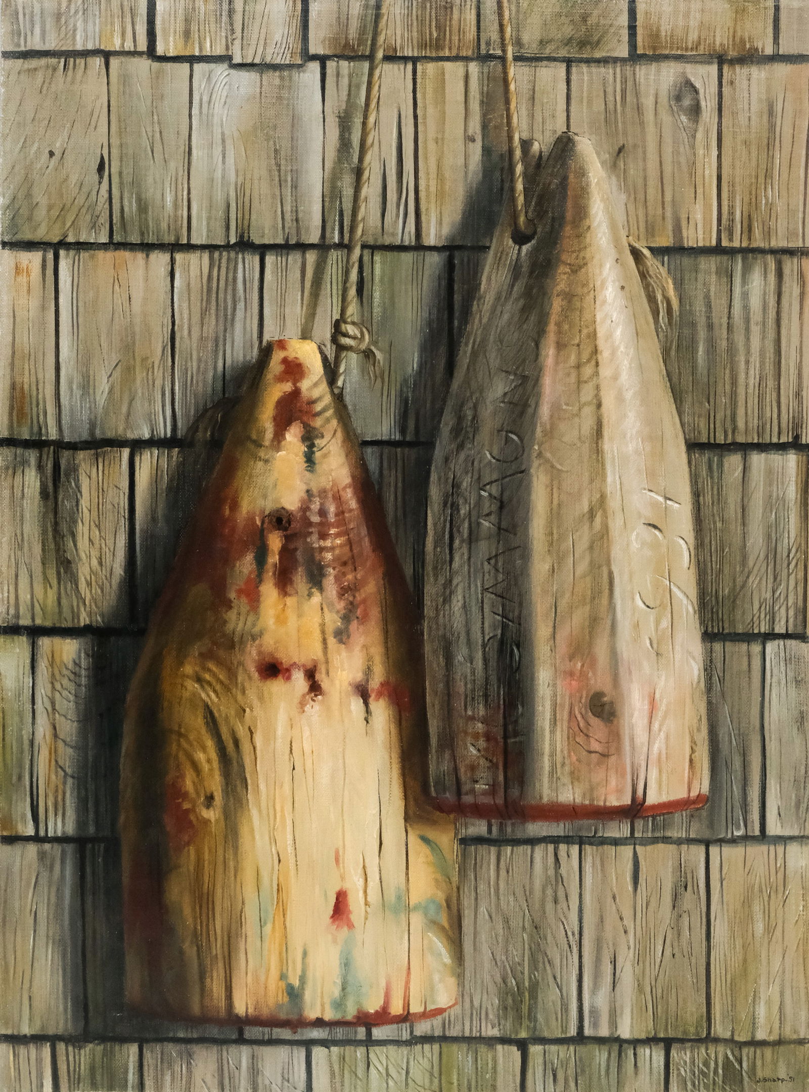 John Oliver Sharp, "Retired Buoys" (1 of 4)
