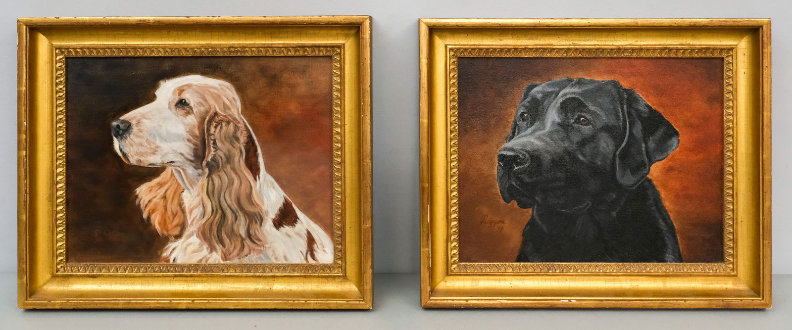 Leslie Priggen, Two Dog Portraits (1 of 13)