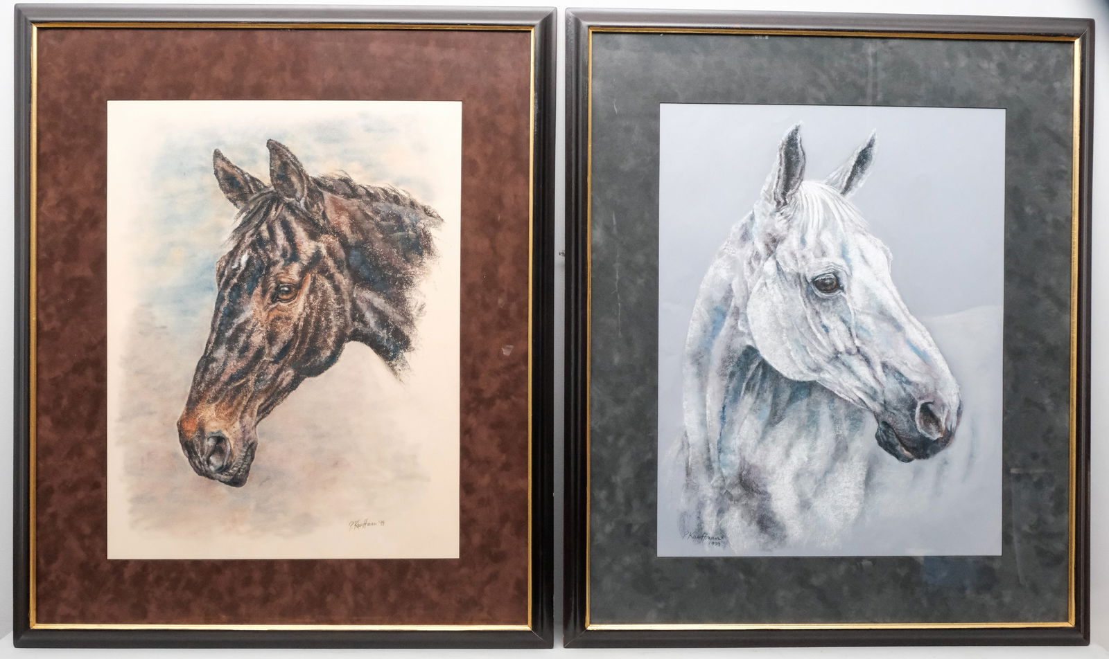 Peggy Kauffman, Pair of Horse Portraits (1 of 7)