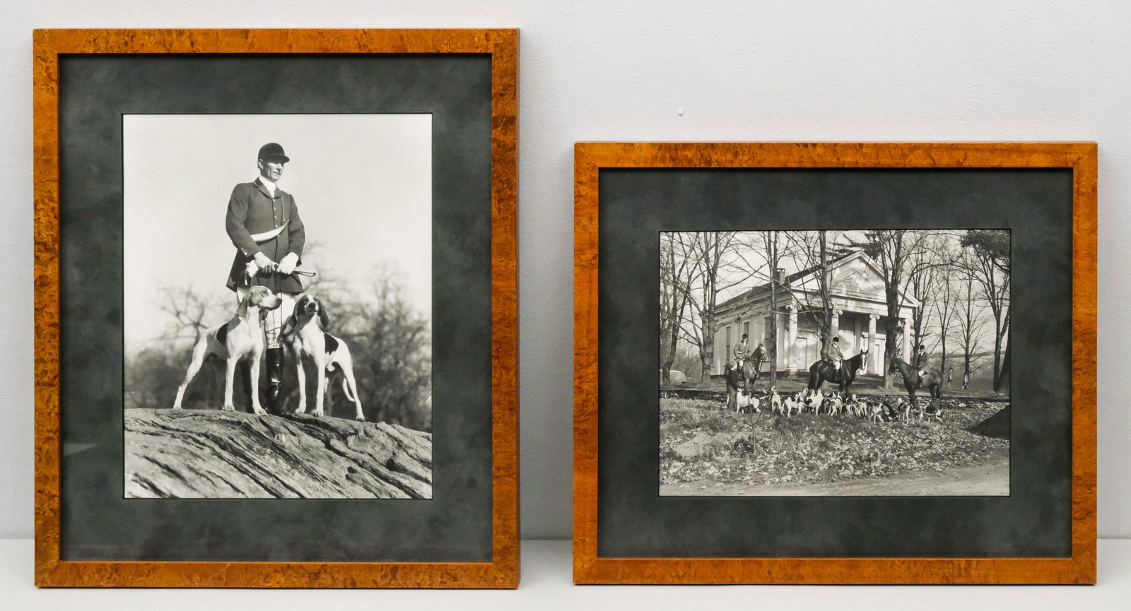 Two Black & White Photos of Hunting Scenes (1 of 11)