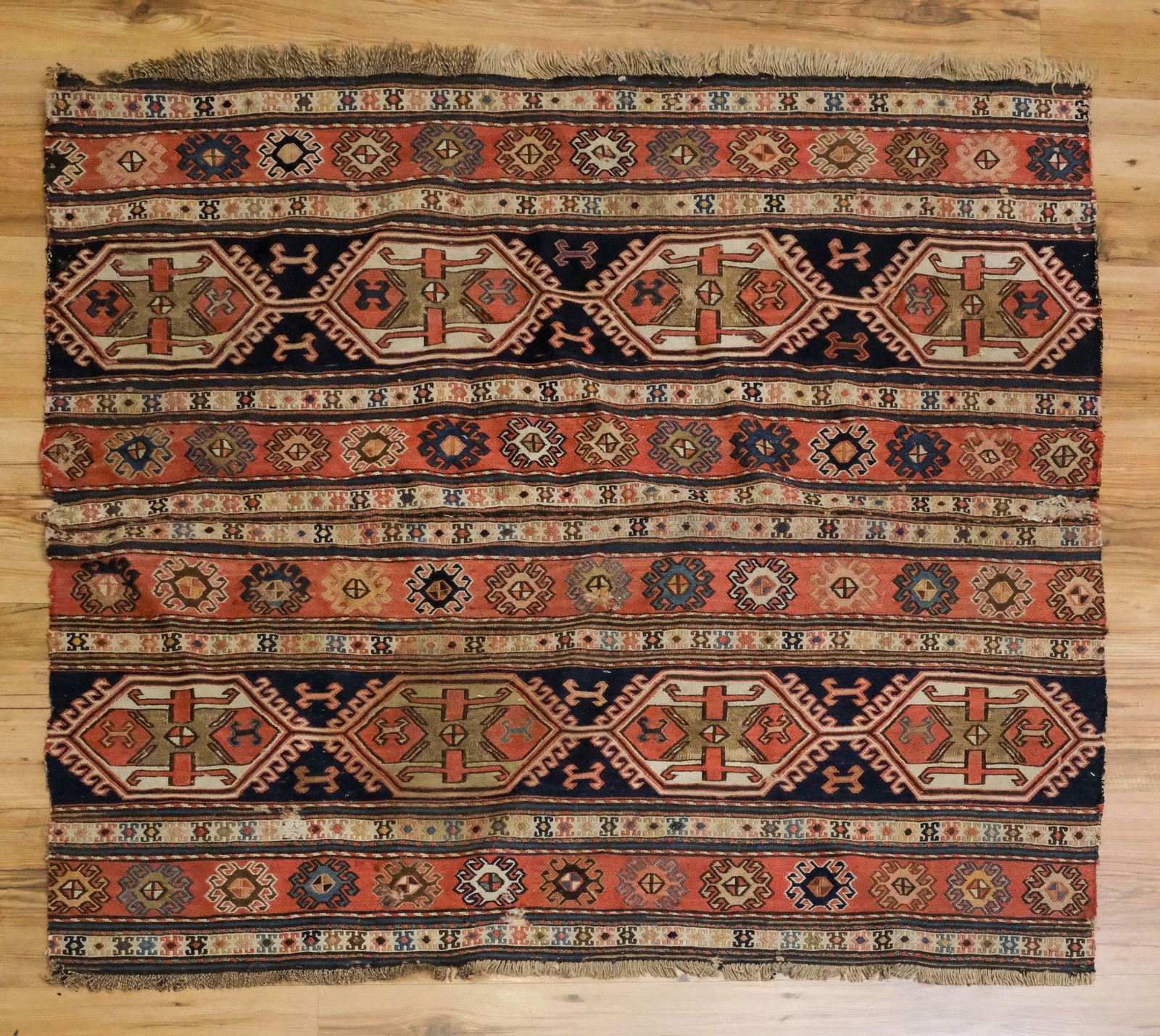 Anatolian Kurdish Saddle Bag Face 41" x 39" (1 of 5)
