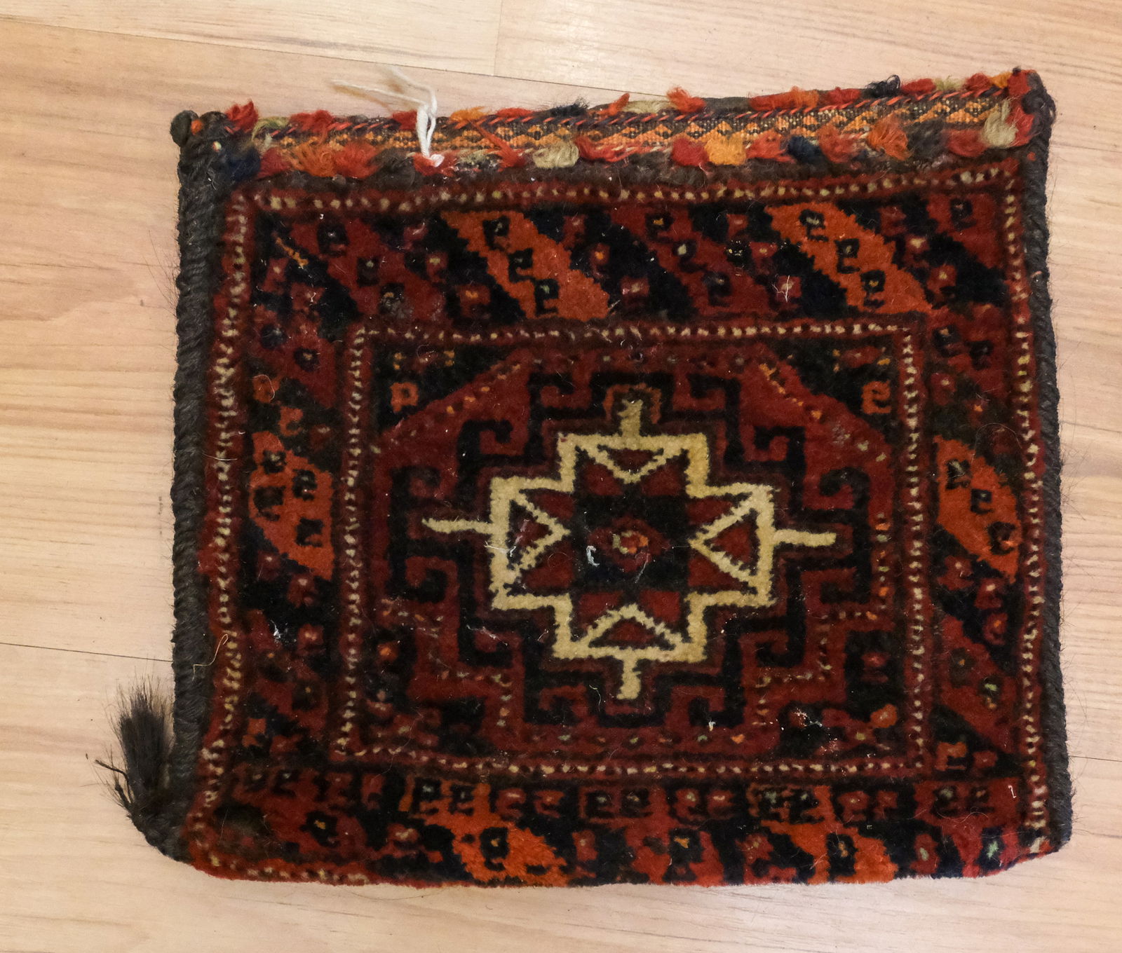 Small Antique Persian Rug 9 1/2" x 10 1/2" (1 of 2)