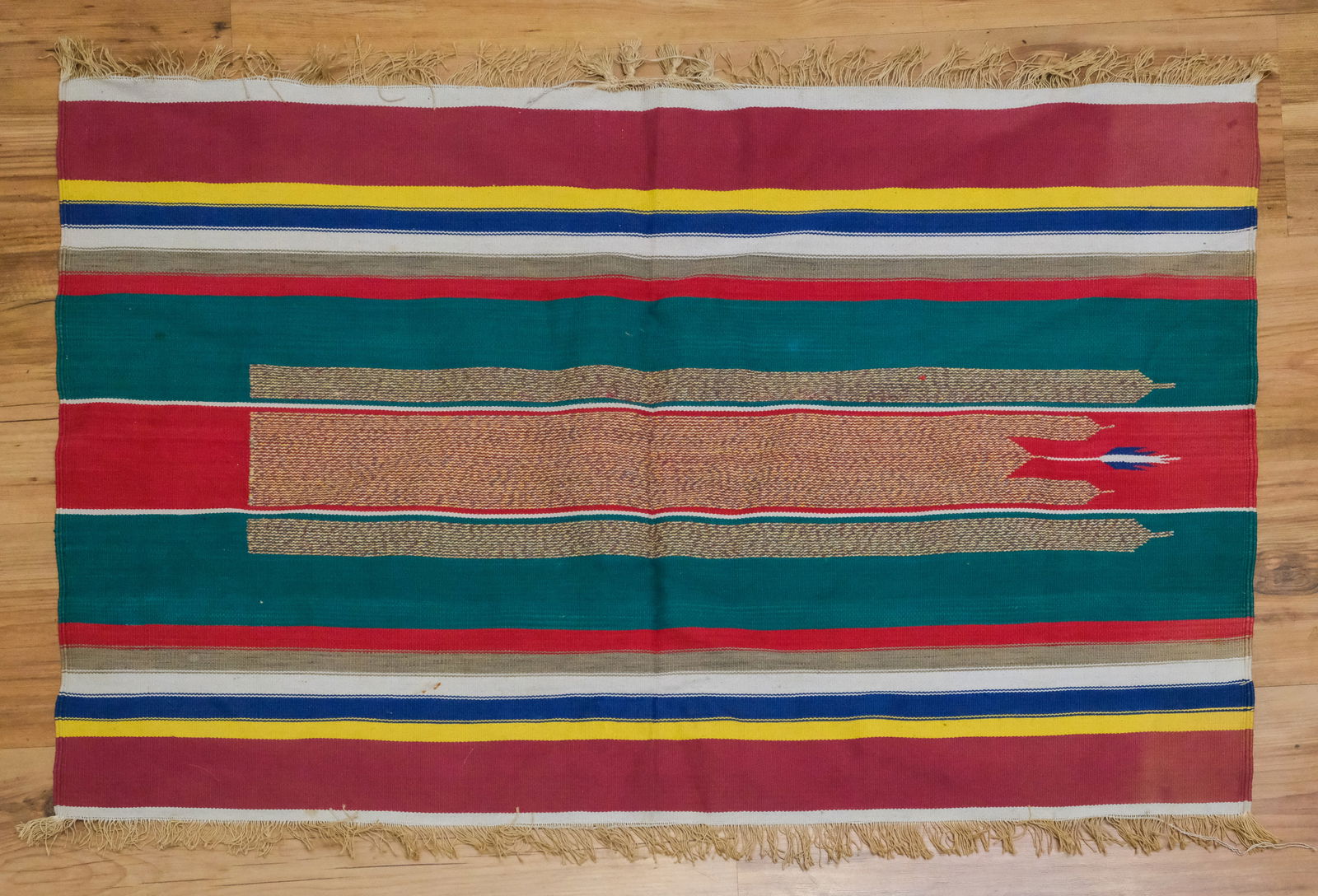 Antique Kilim Flat Weave Rug 28" x 40" (1 of 6)