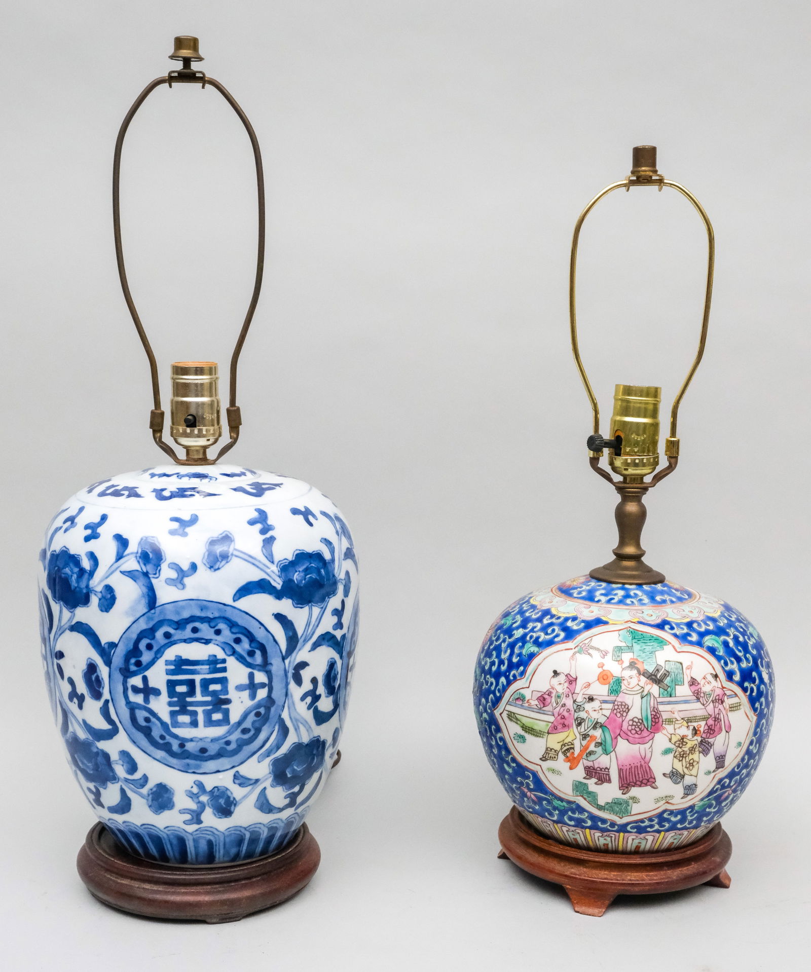 Two Asian Porcelain Lamps (1 of 11)