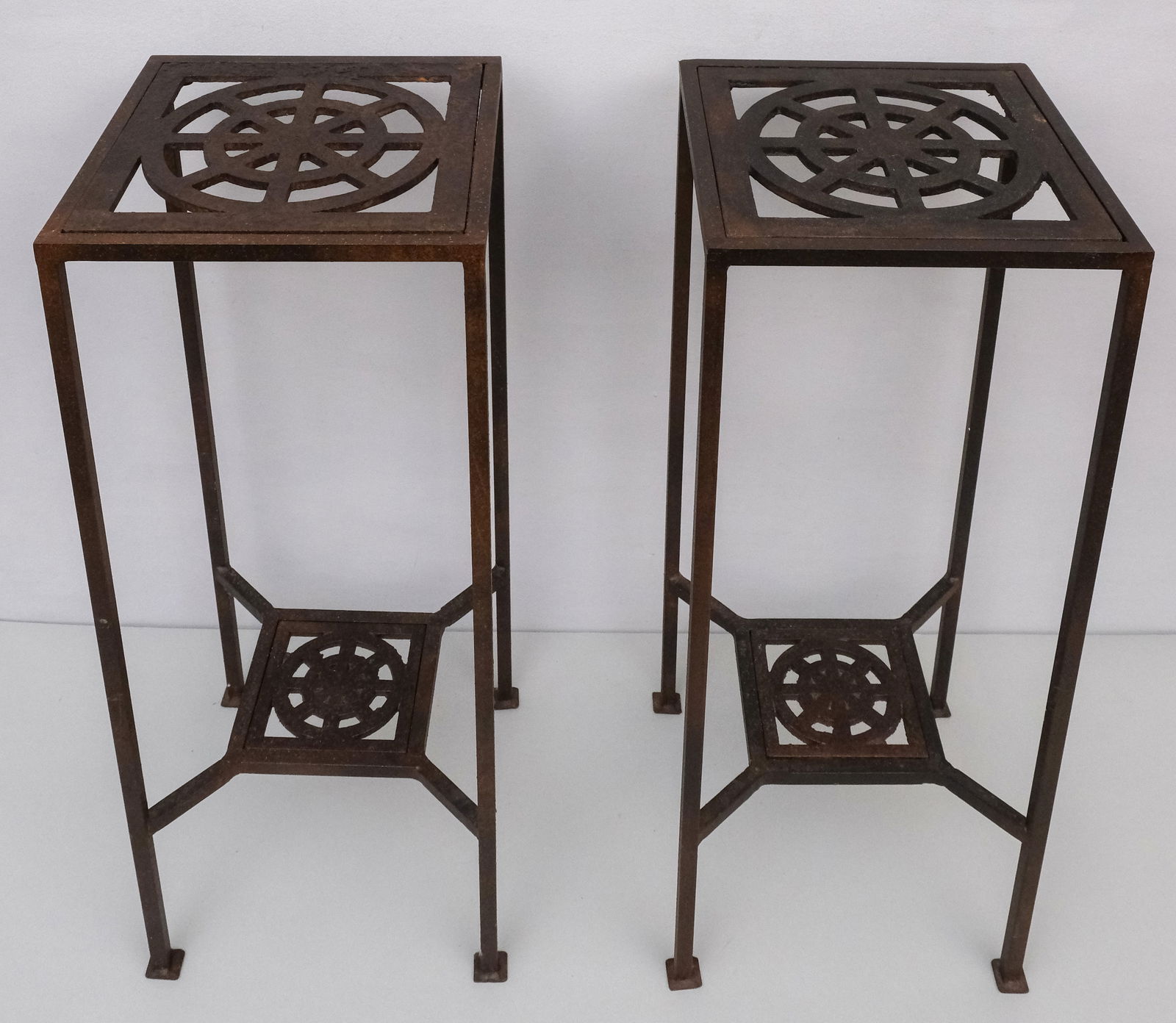 Pair of Wrought Iron Plant Stands (1 of 11)