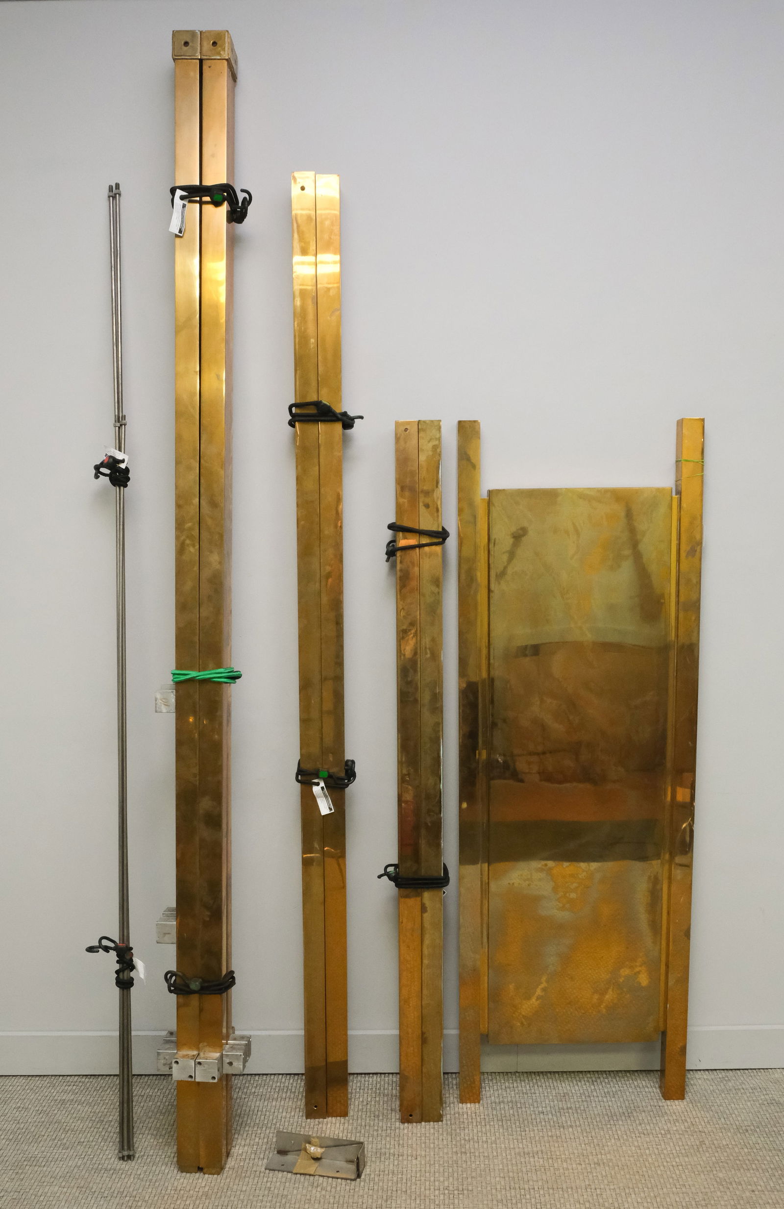 Michael LaRocca Art Deco Brass Bed (1 of 9)