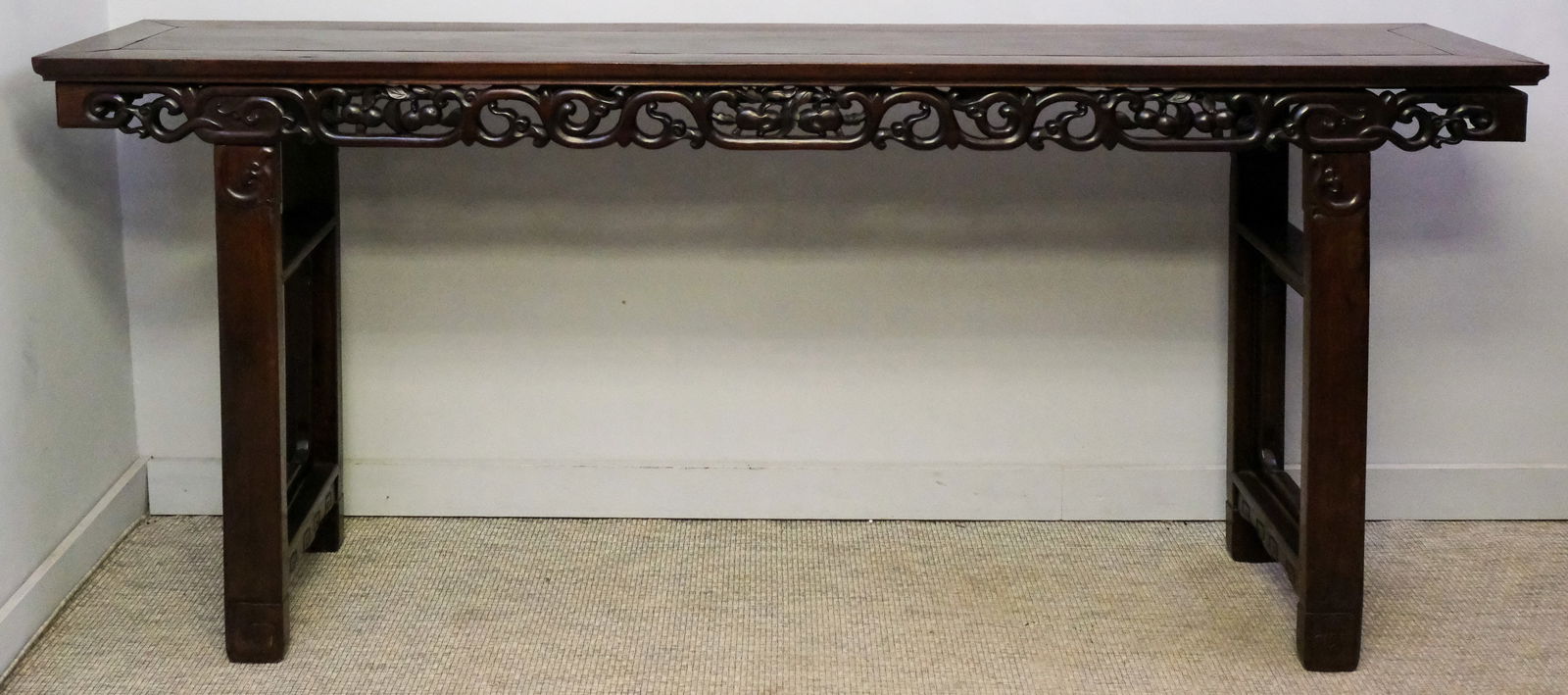 Chinese Carved Hardwood Altar Table (1 of 6)