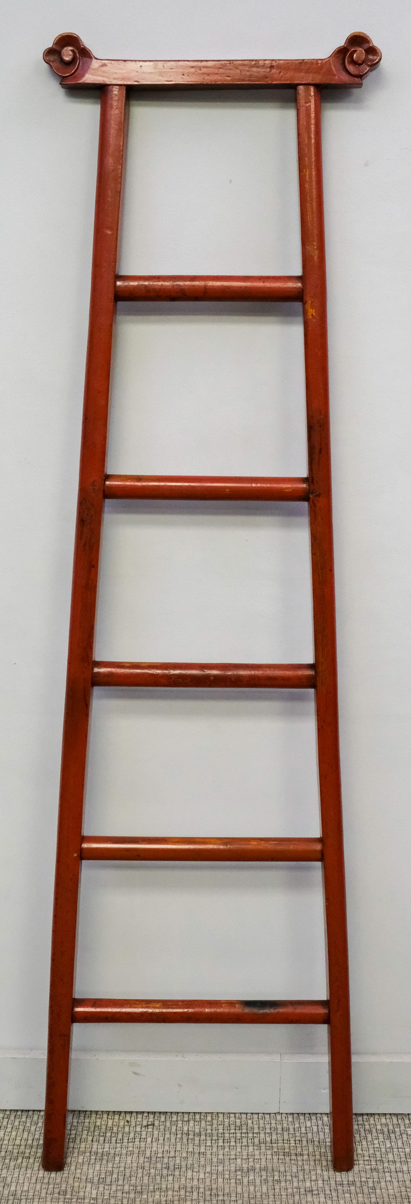 Chinese Cinnabar Lacquer Ladder (1 of 6)
