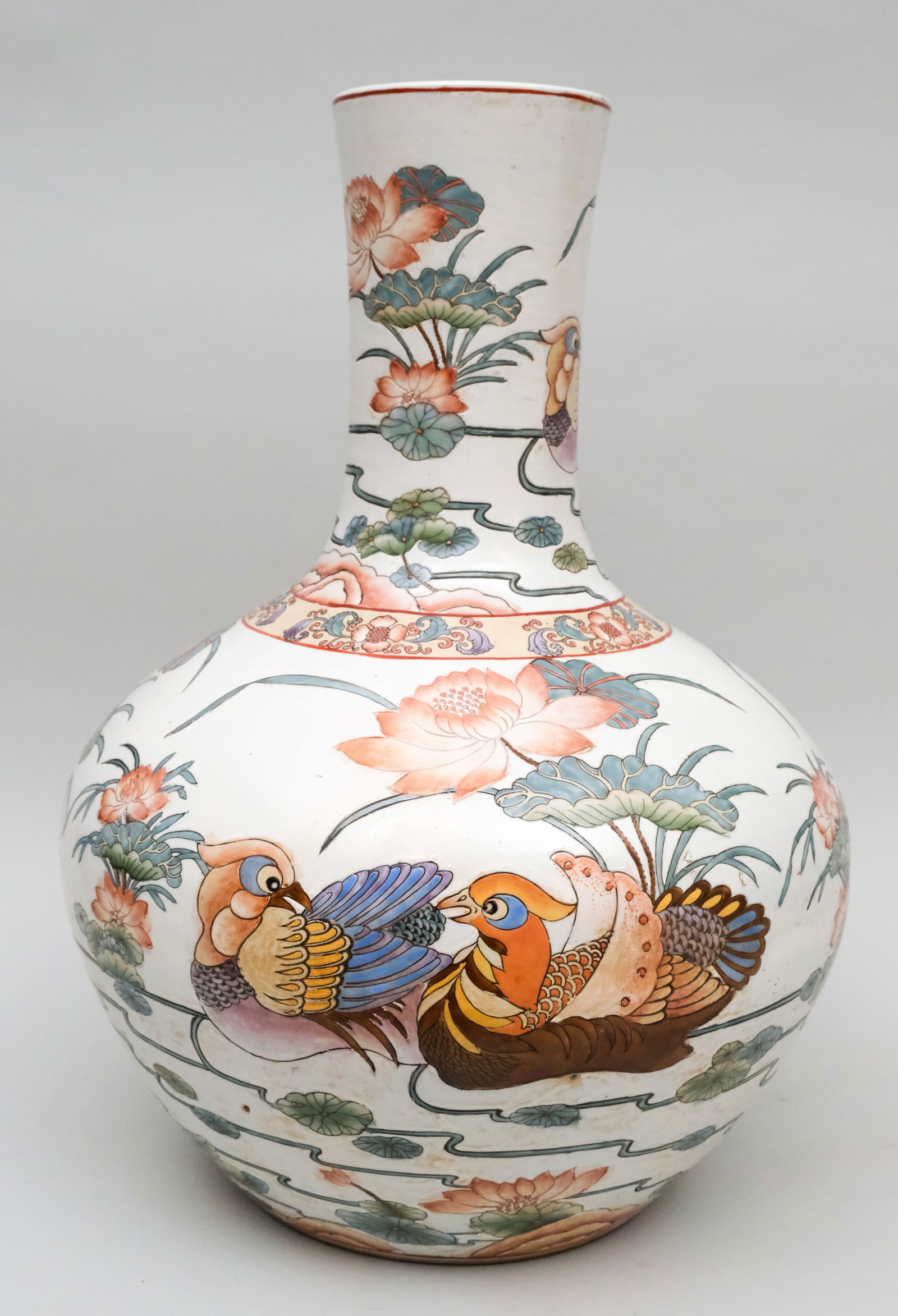 Large Asian Porcelain Gourd Vase (1 of 8)