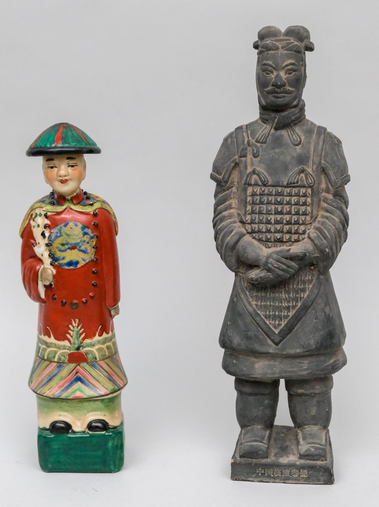 Two Chinese Pottery Figures (1 of 9)
