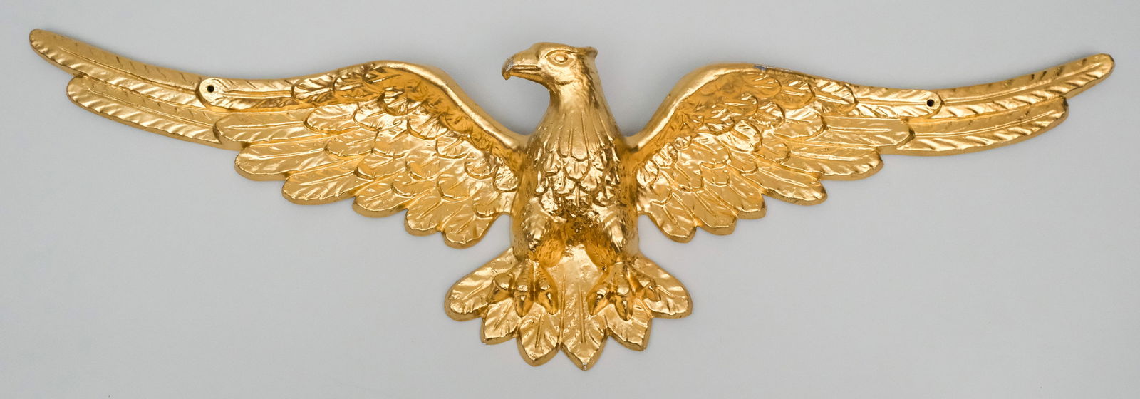 Gilt Metal Eagle Plaque (1 of 5)