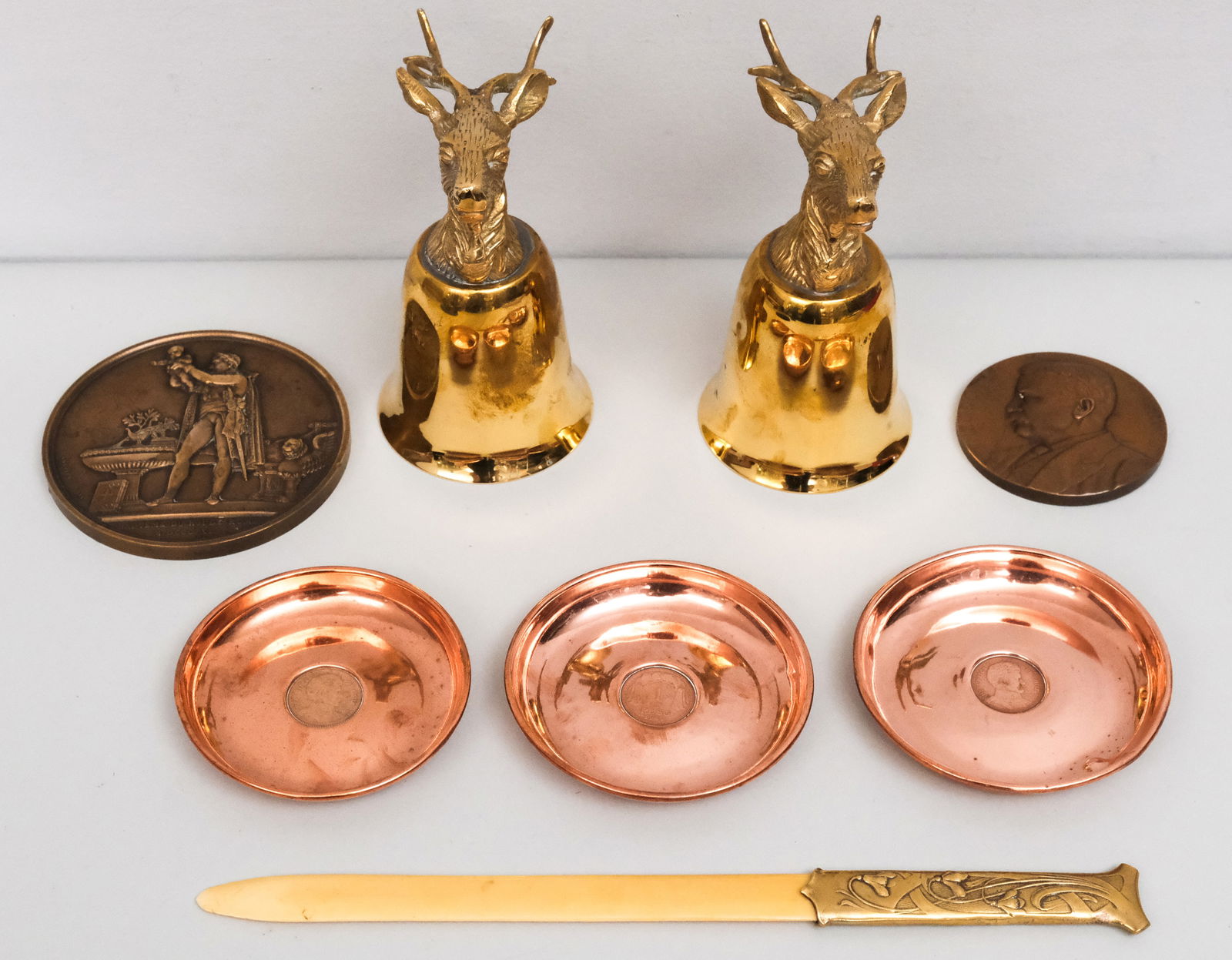 Group of Antique Copper & Brass Wares (1 of 13)