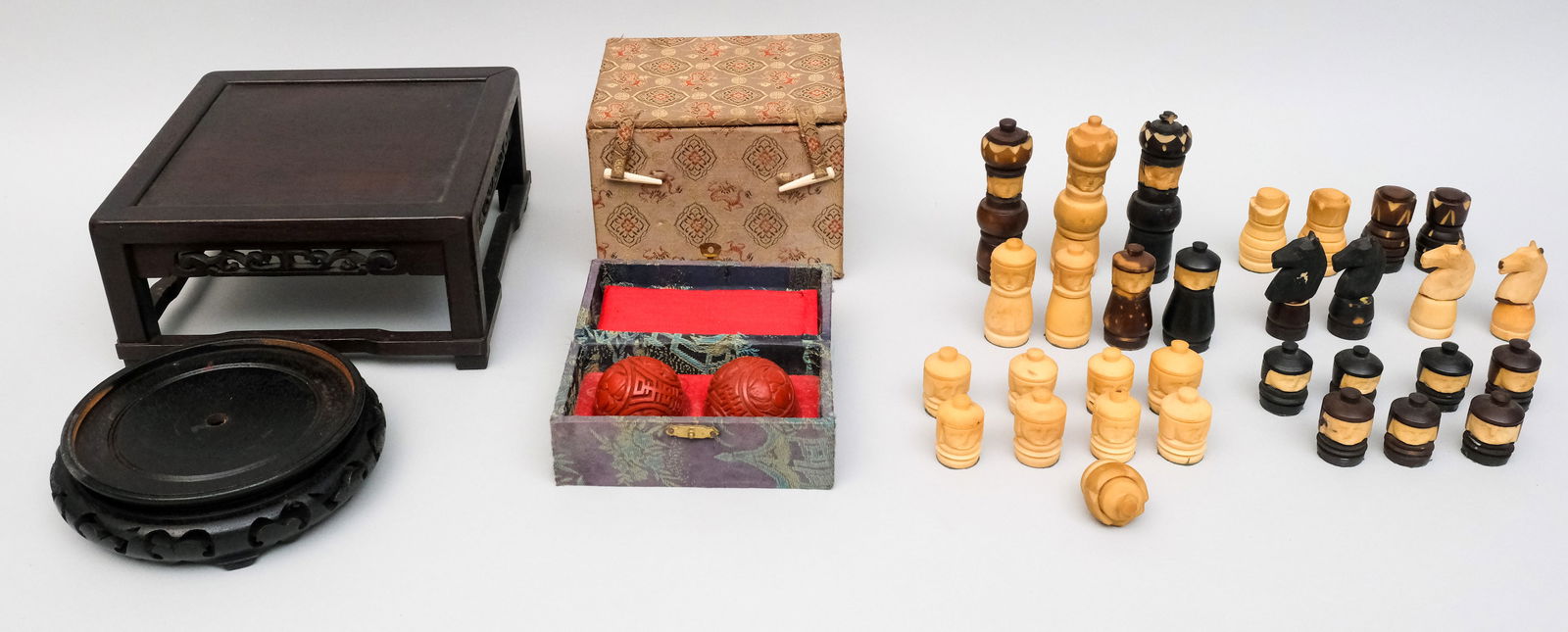 Carved Chess Set & More (1 of 11)