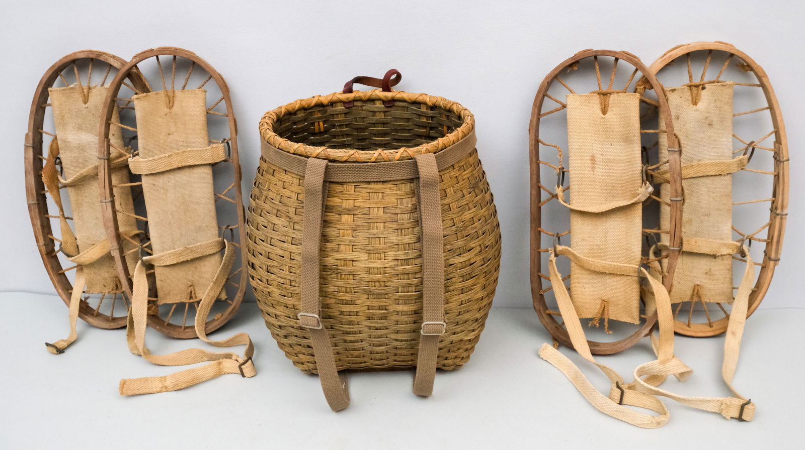 Two Pairs of Antique Snowshoes (1 of 12)