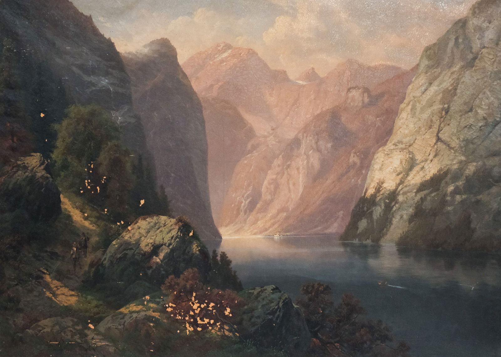 Otto Sommer, "Grand Alpine Landscape" (1 of 5)