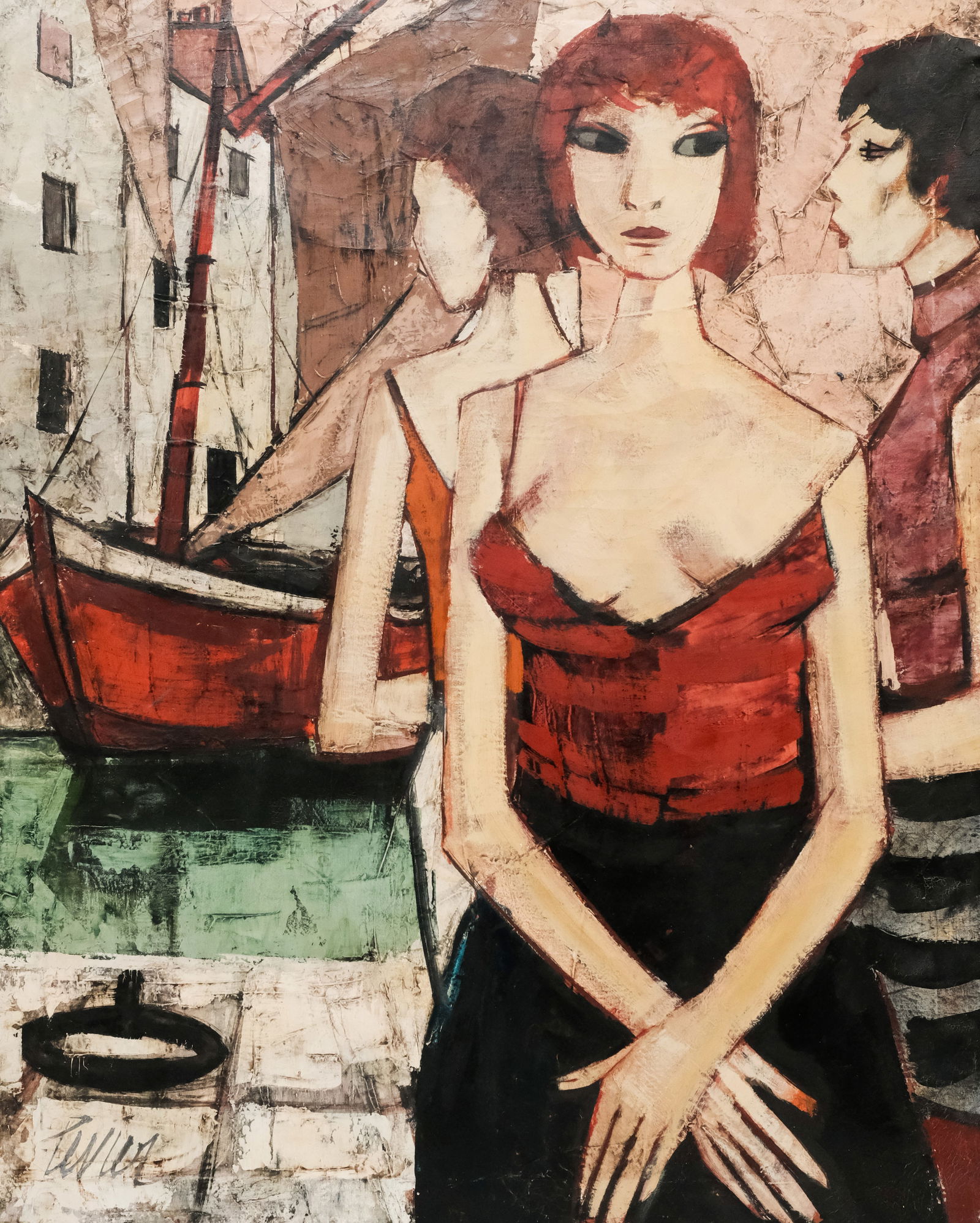 Charles Levier, Femmes Dans un Port (1 of 4)