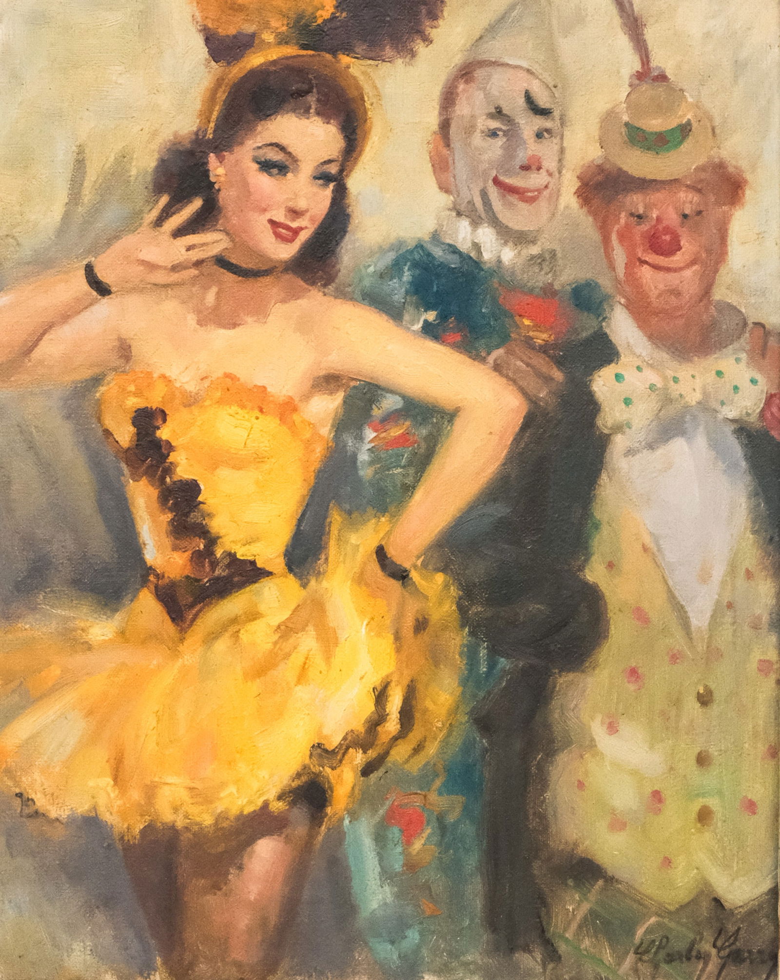 Charley Garry, Dancer & Clowns (1 of 6)