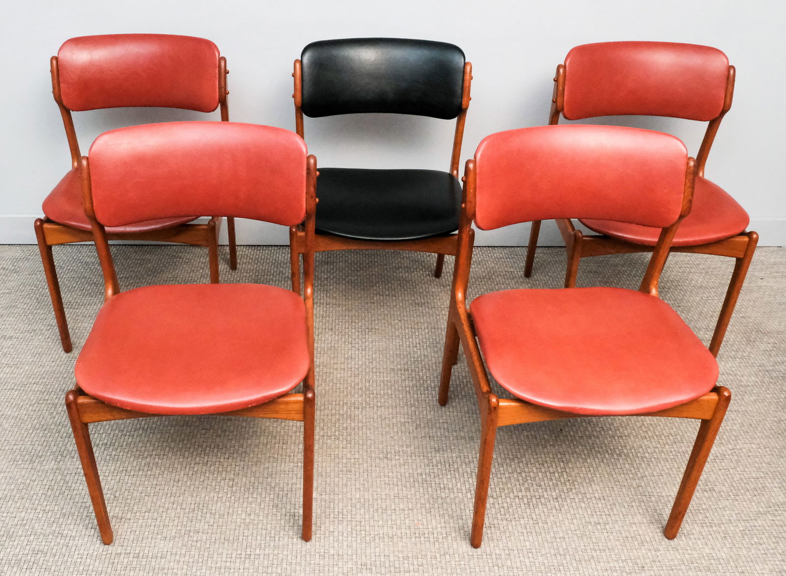 5 Model 49 Chairs by Erik Buch for OD Mobler (1 of 7)