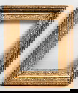 Hudson River School Gilt Frame 9" x 11 3/4": American, ca. 1870. Overall 15" x 18", rabbet 9" x 11 3/4", 3 1/4" molding