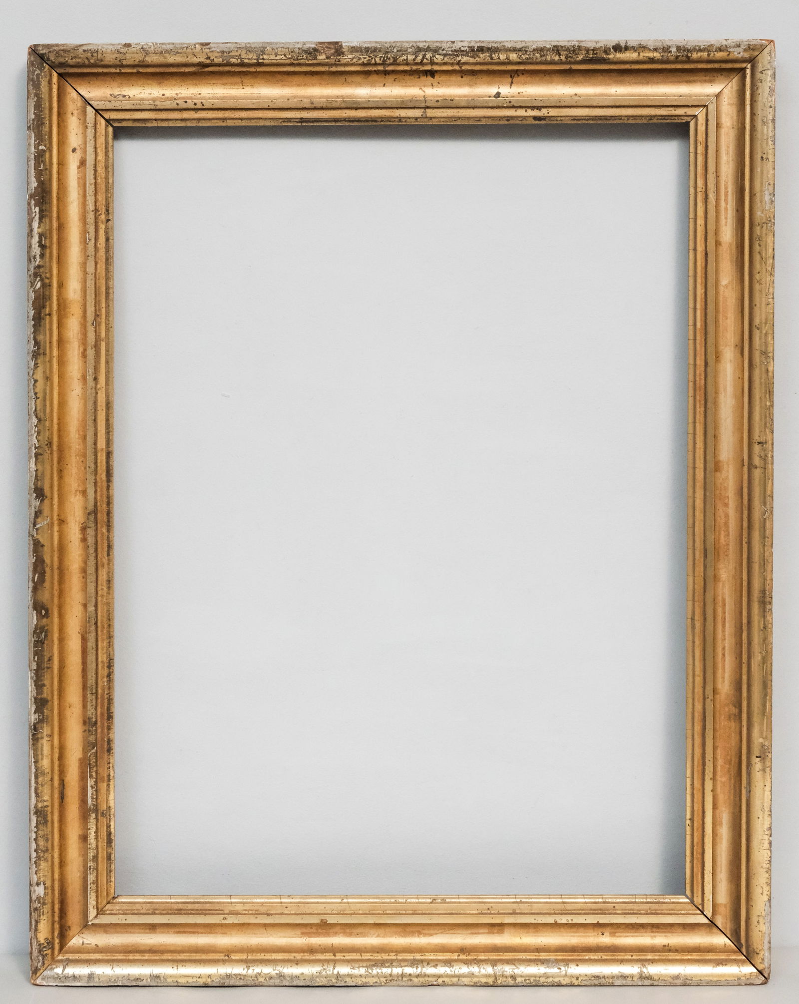 American Lemon Gold Frame 17 1/2" x 23 1/2": American, ca. 1840. Overall 21 3/4" x 27 3/4", rabbet 17 1/2" x 23 1/2", 2 1/2" molding