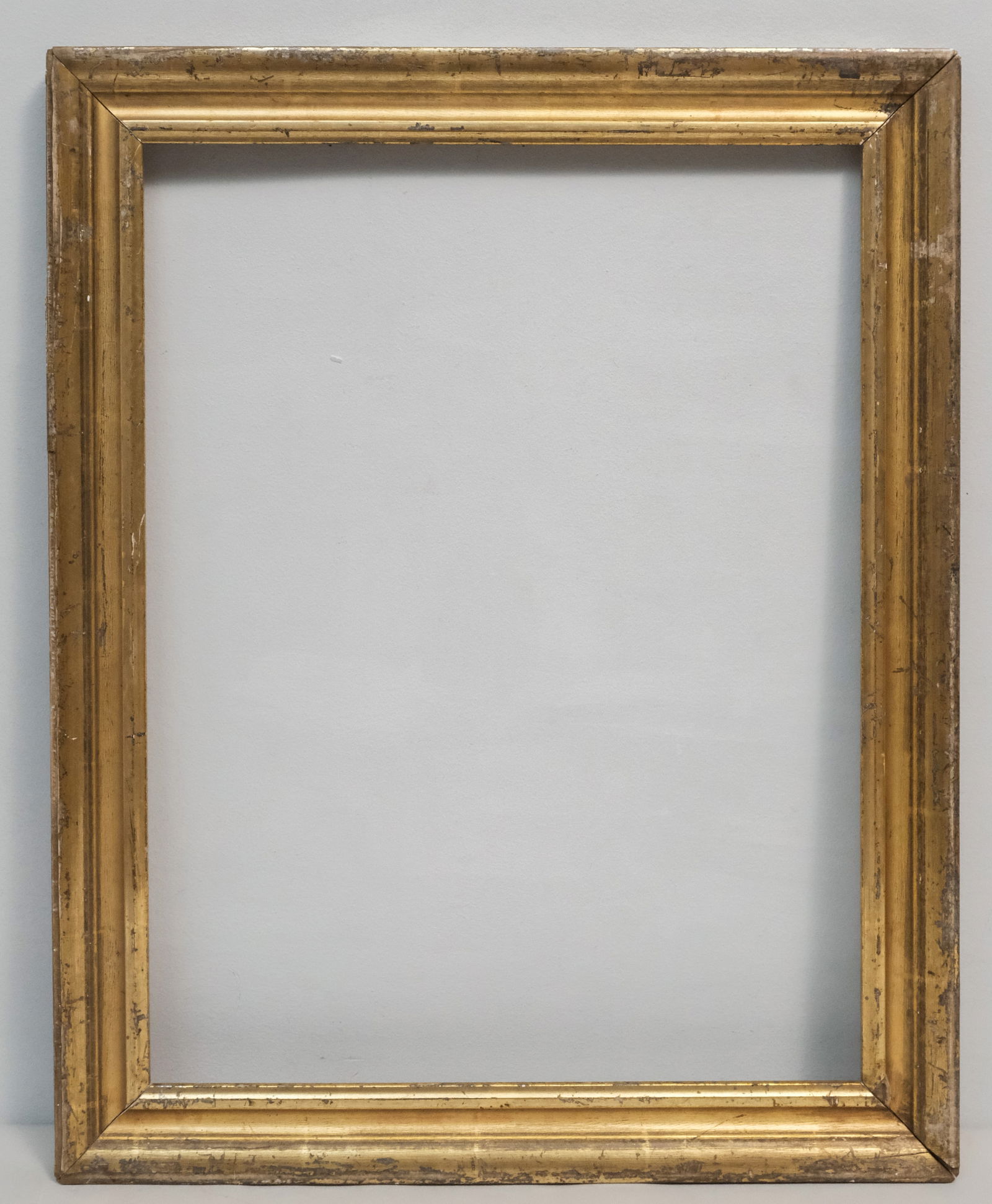 American Lemon Gold Frame 15 1/4" x 20": American, ca. 1840. Overall 19" x 24", rabbet 15 1/4" x 20", 2" molding