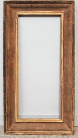 American Mahogany and Gilt Ogee Frame 15" x 36 1/2
