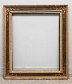 American Eastlake Burl Frame 25 3/4" x 31 1/4"