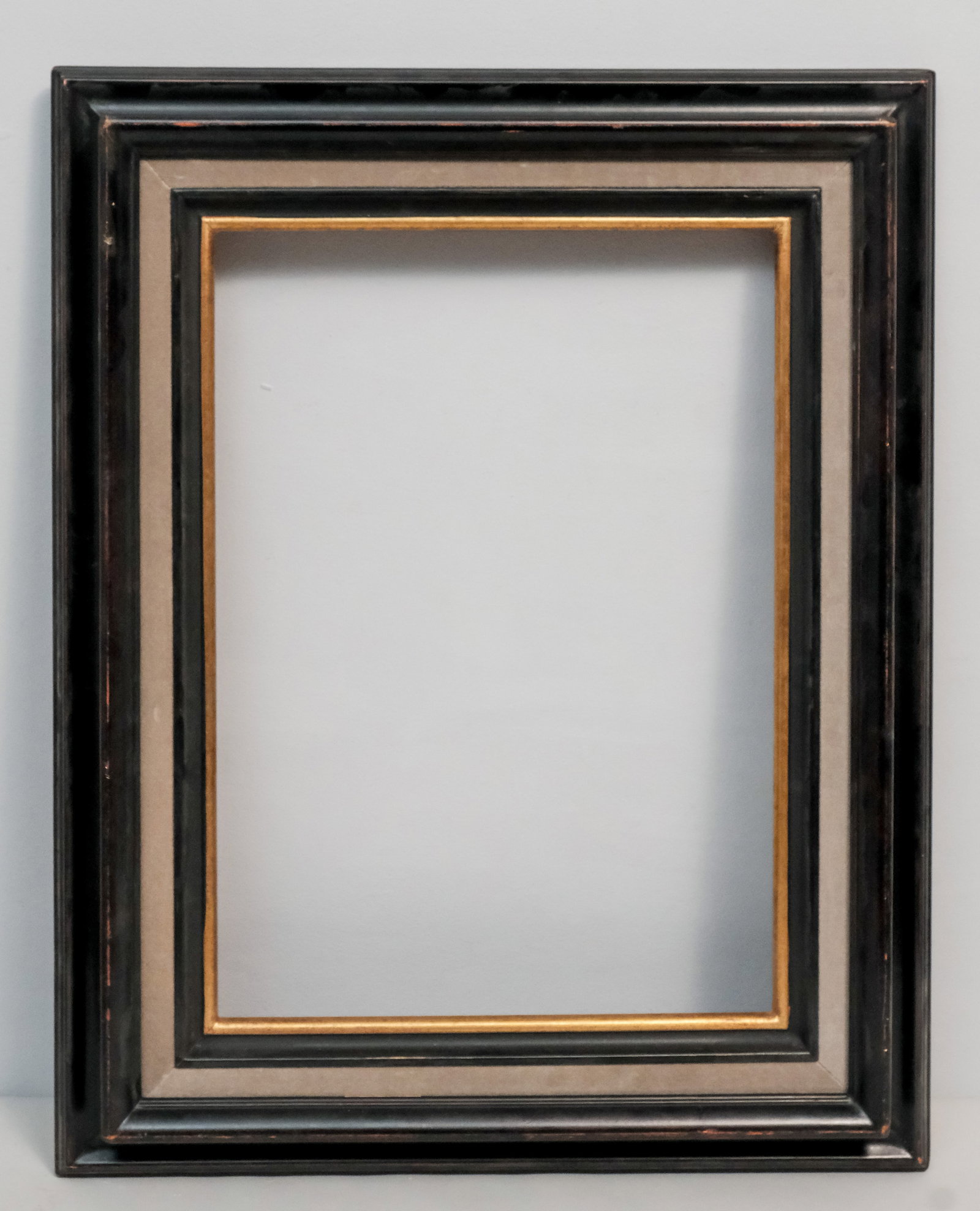 Dutch Ebonized Frame 13 1/2" x 17 3/4" (1 of 4)