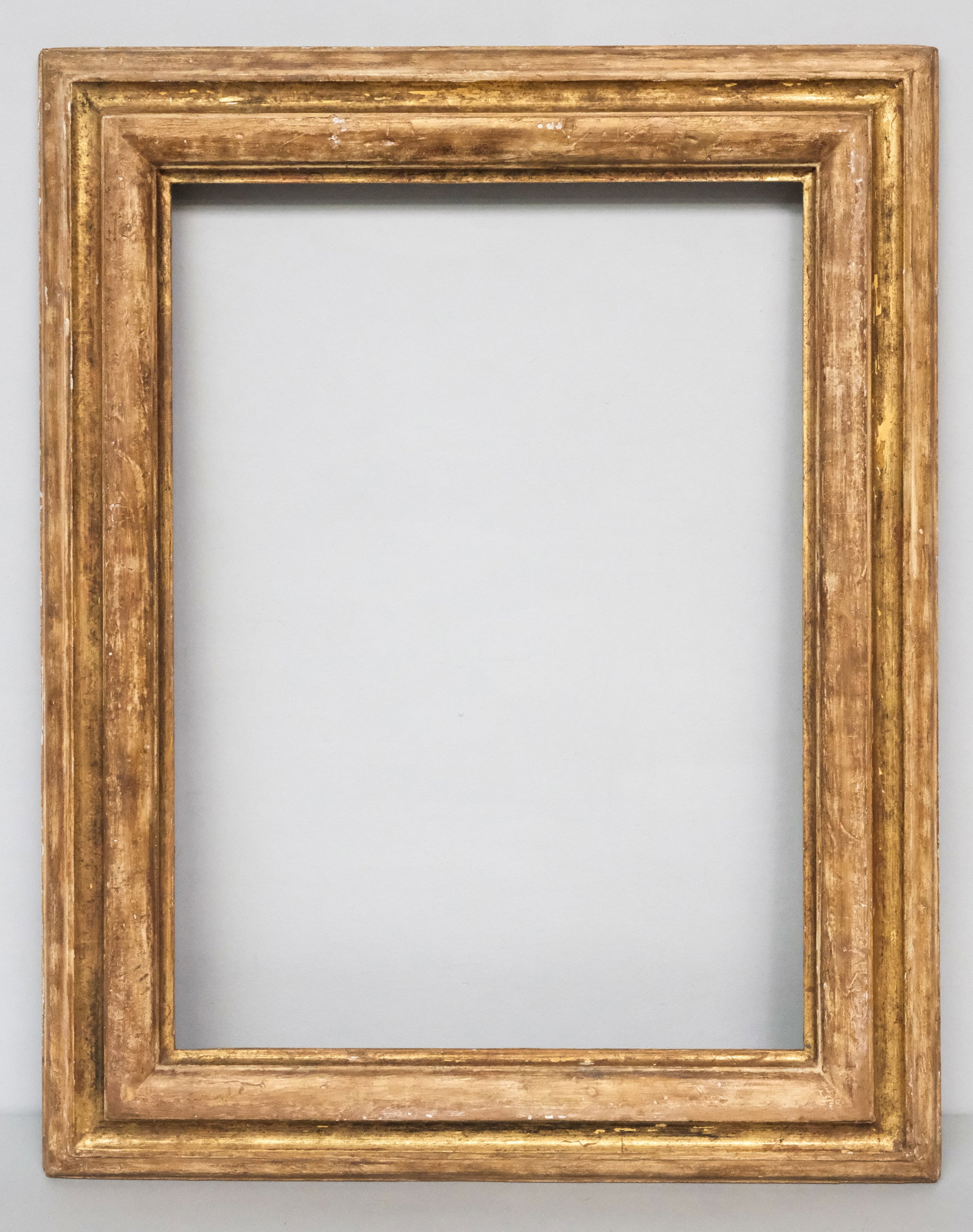 Heydenryk Modernist Frame 16 1/2" x 22 1/2": American, ca. 1940, label verso. Overall 23" x 29", rabbet 16 1/2" x 22 1/2", 3 1/2" molding