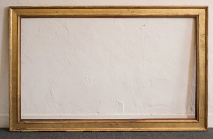 French Modernist Giltwood Frame 45" x 77 1/2"