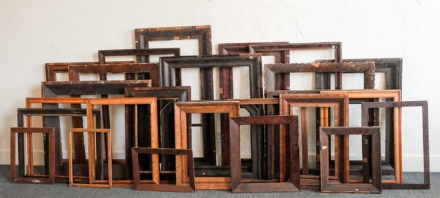 Group of 26 Veneer Frames