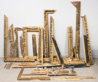 Group of Broken Frames and Fragments