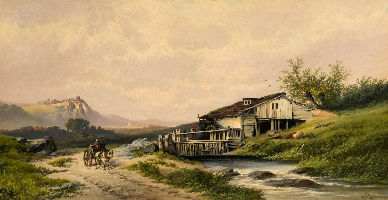 William Henry Cooper, Passing By the Watermill (1 of 5)