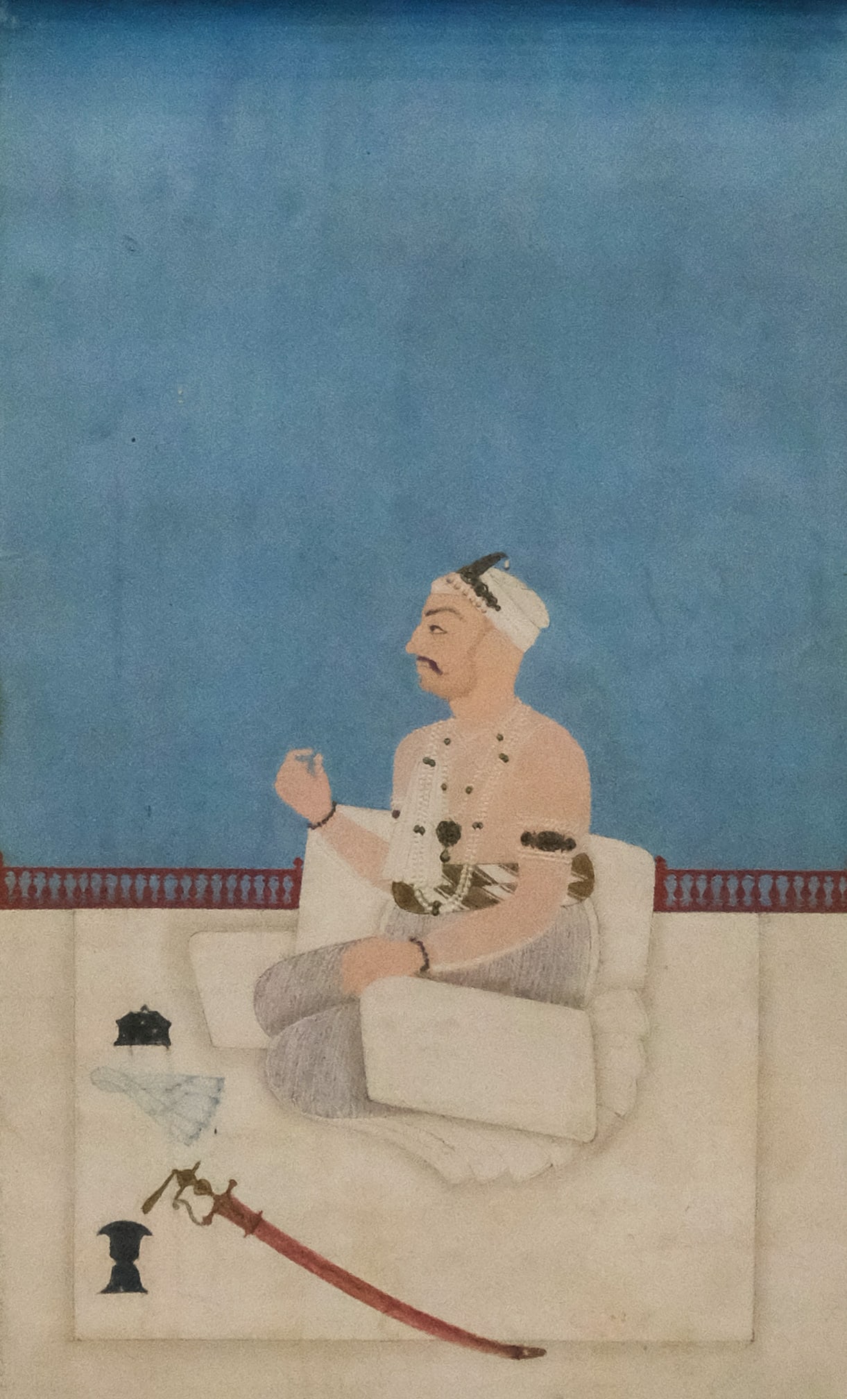 Indian Mughal School Illuminated Manuscript Page (1 of 5)