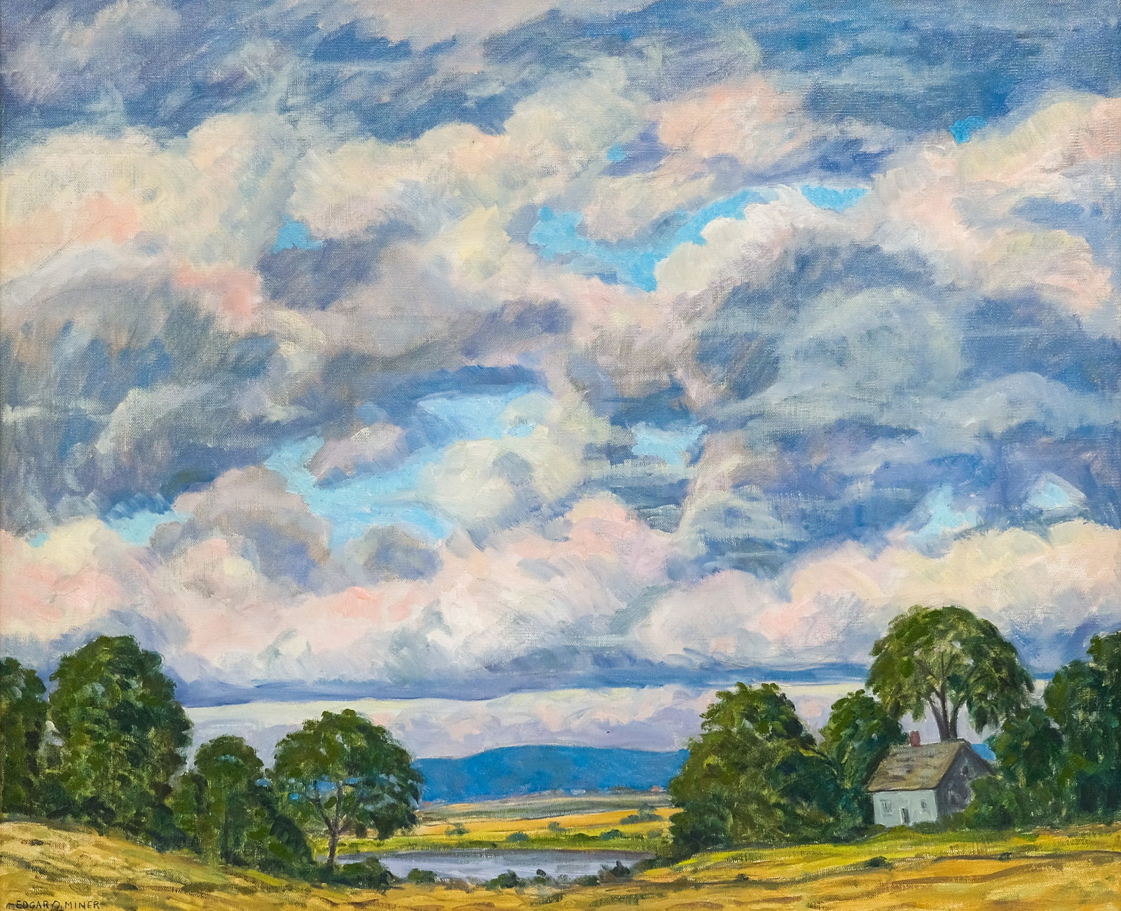 Edgar Otis Miner, Cloudy Landscape (1 of 5)