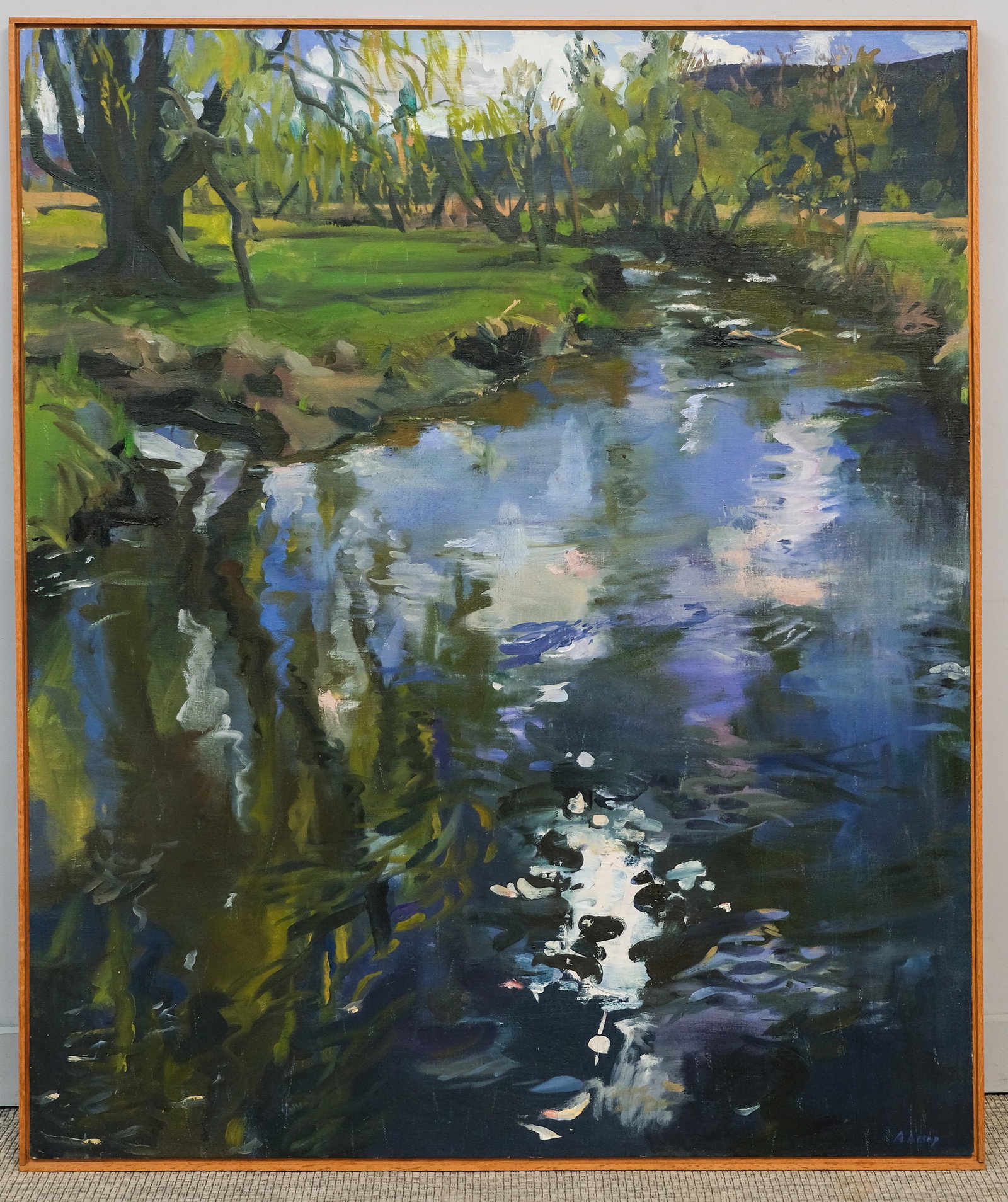 Adele Alsop, Stream in Landscape - 2