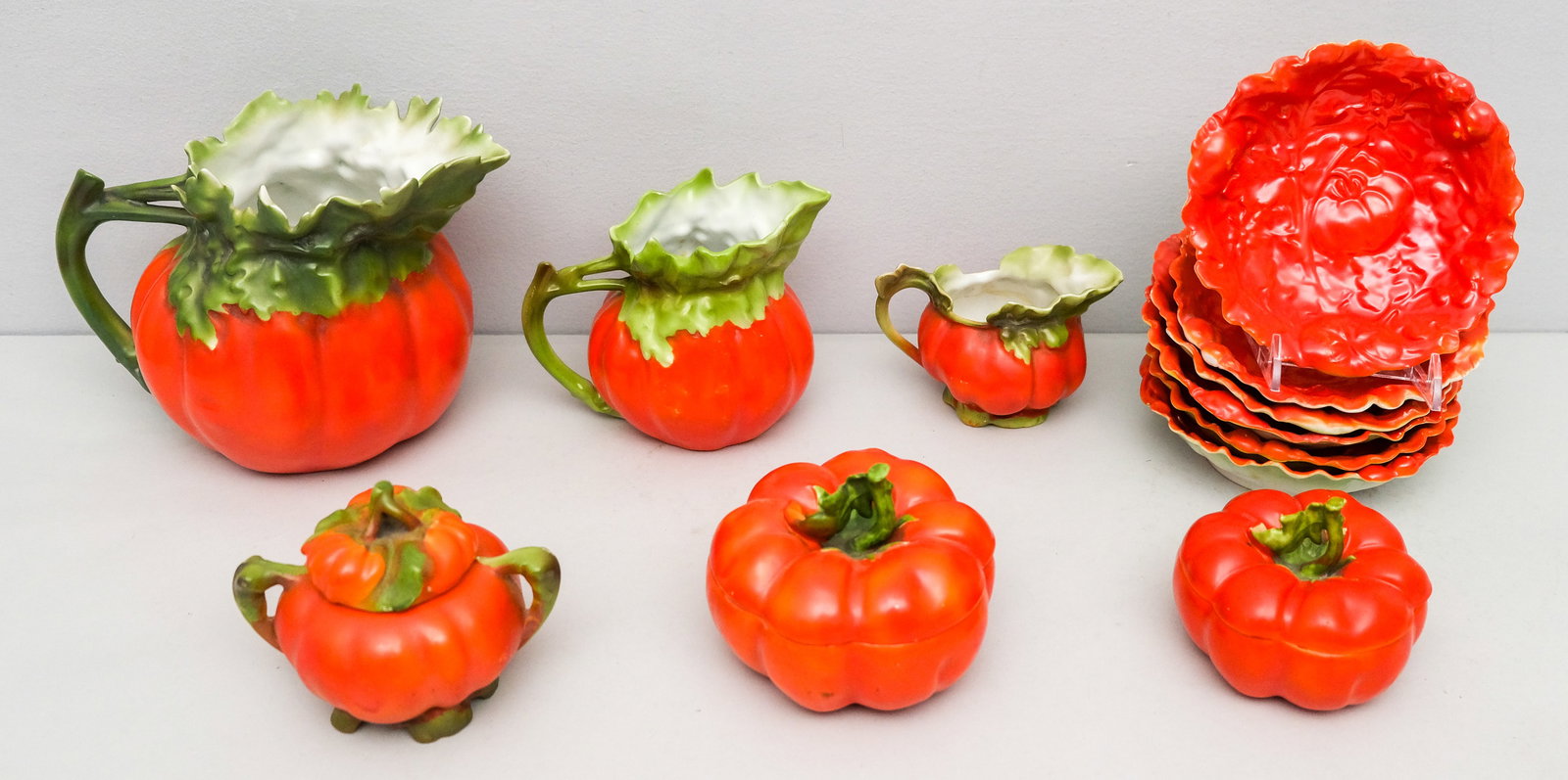 Group of Royal Bayreuth Tomato Ware Porcelain (1 of 18)