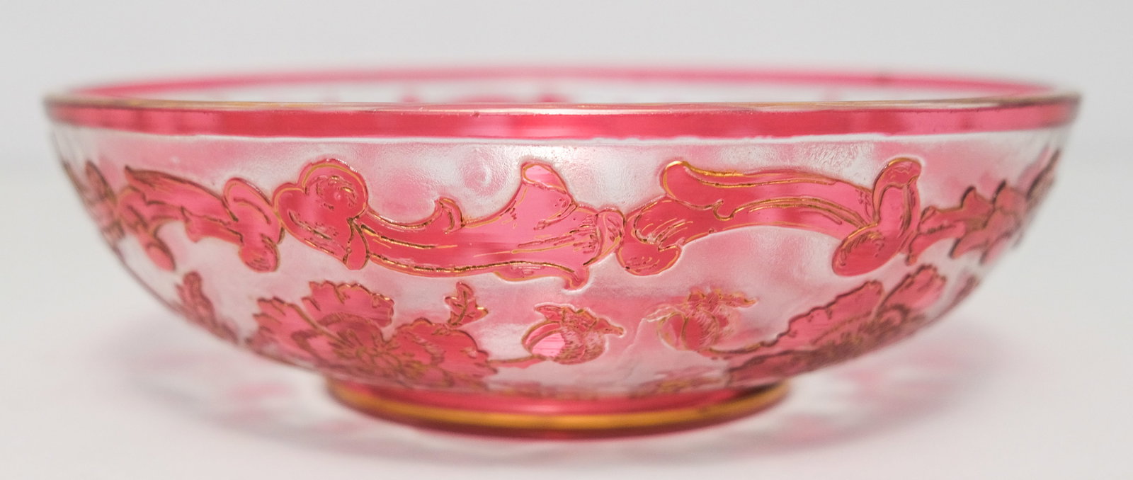 Antique Baccarat Eglantier Pattern Glass Bowl (1 of 5)