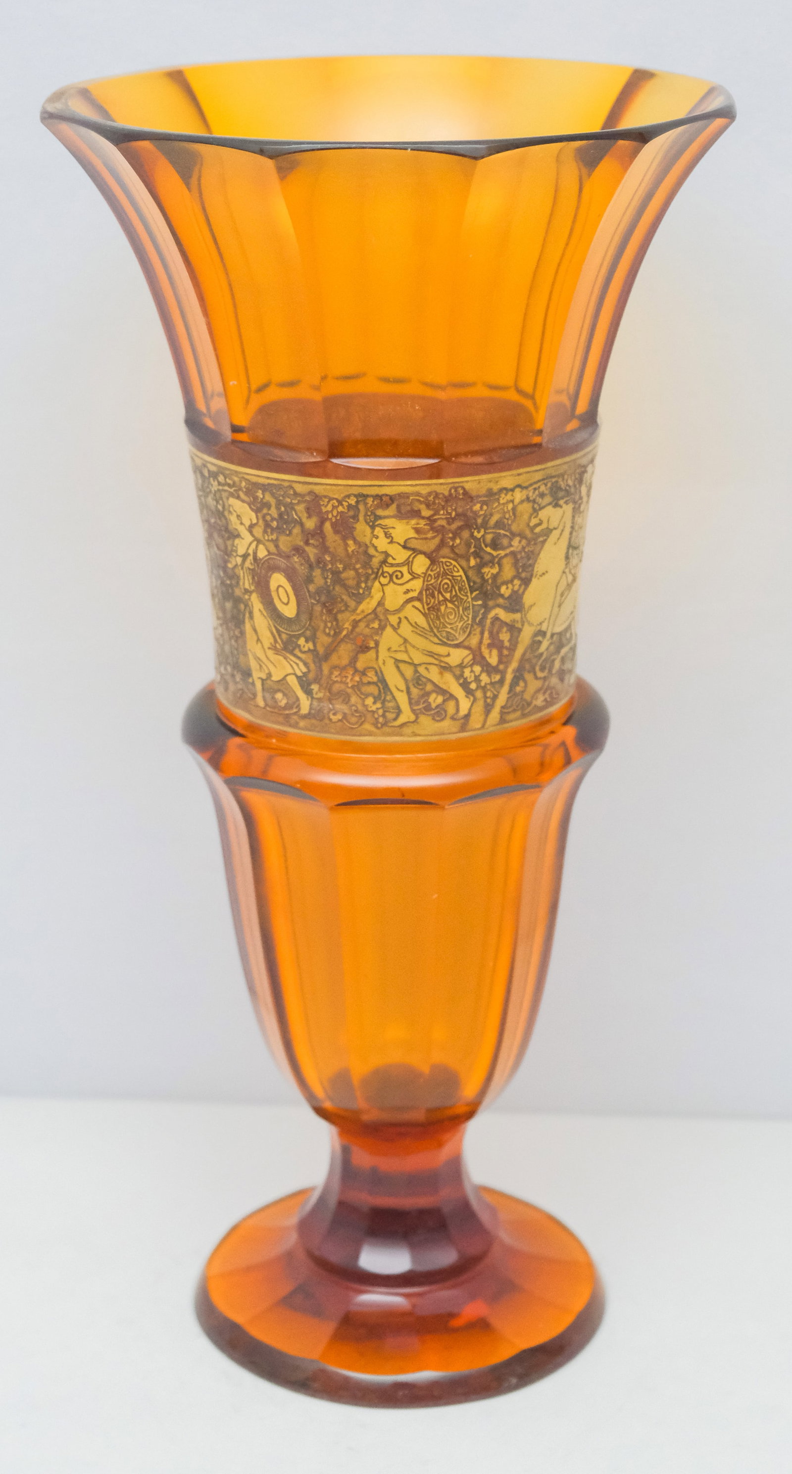 Large Moser Karlsbad Oroplastic Glass Vase (1 of 8)