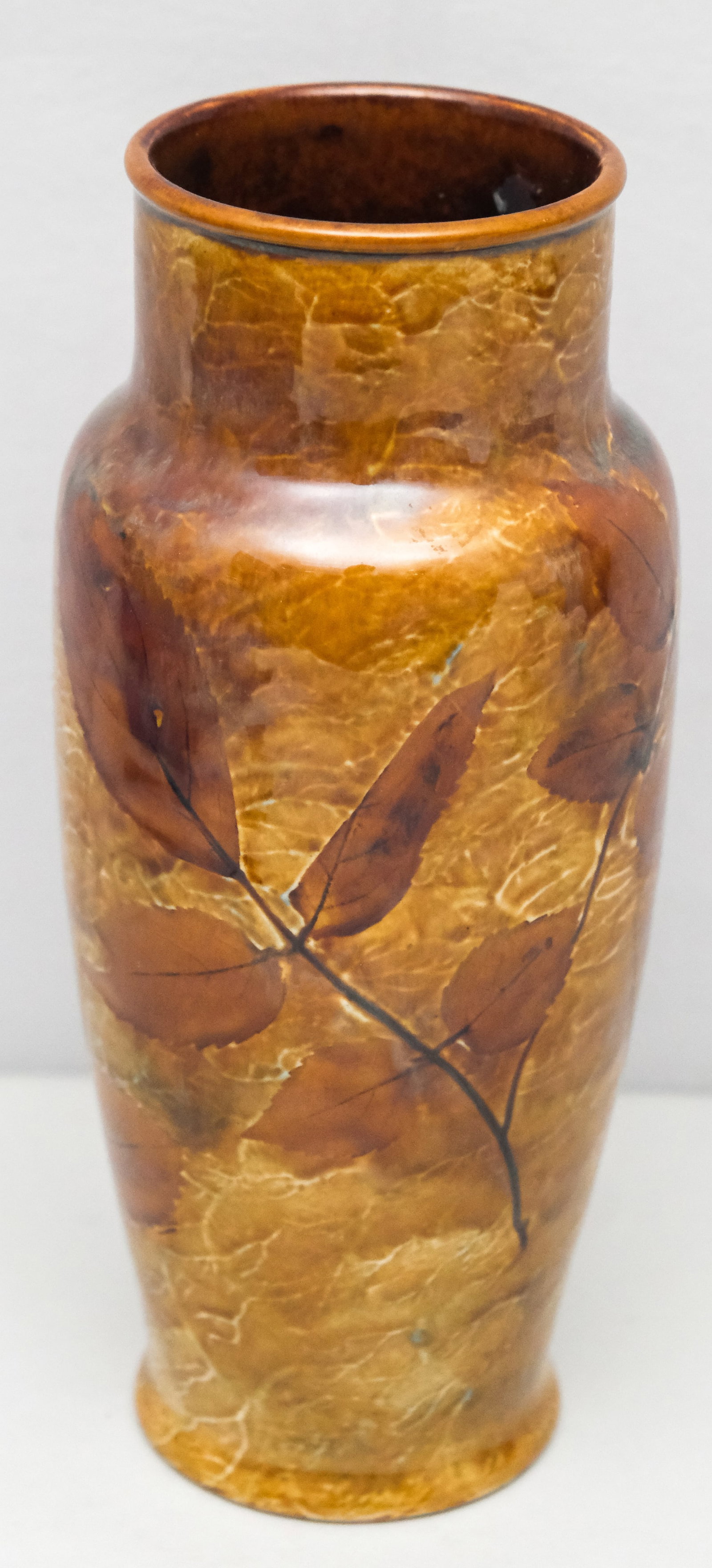 Doulton Lambeth Pottery Autumn Leaves Vase (1 of 8)