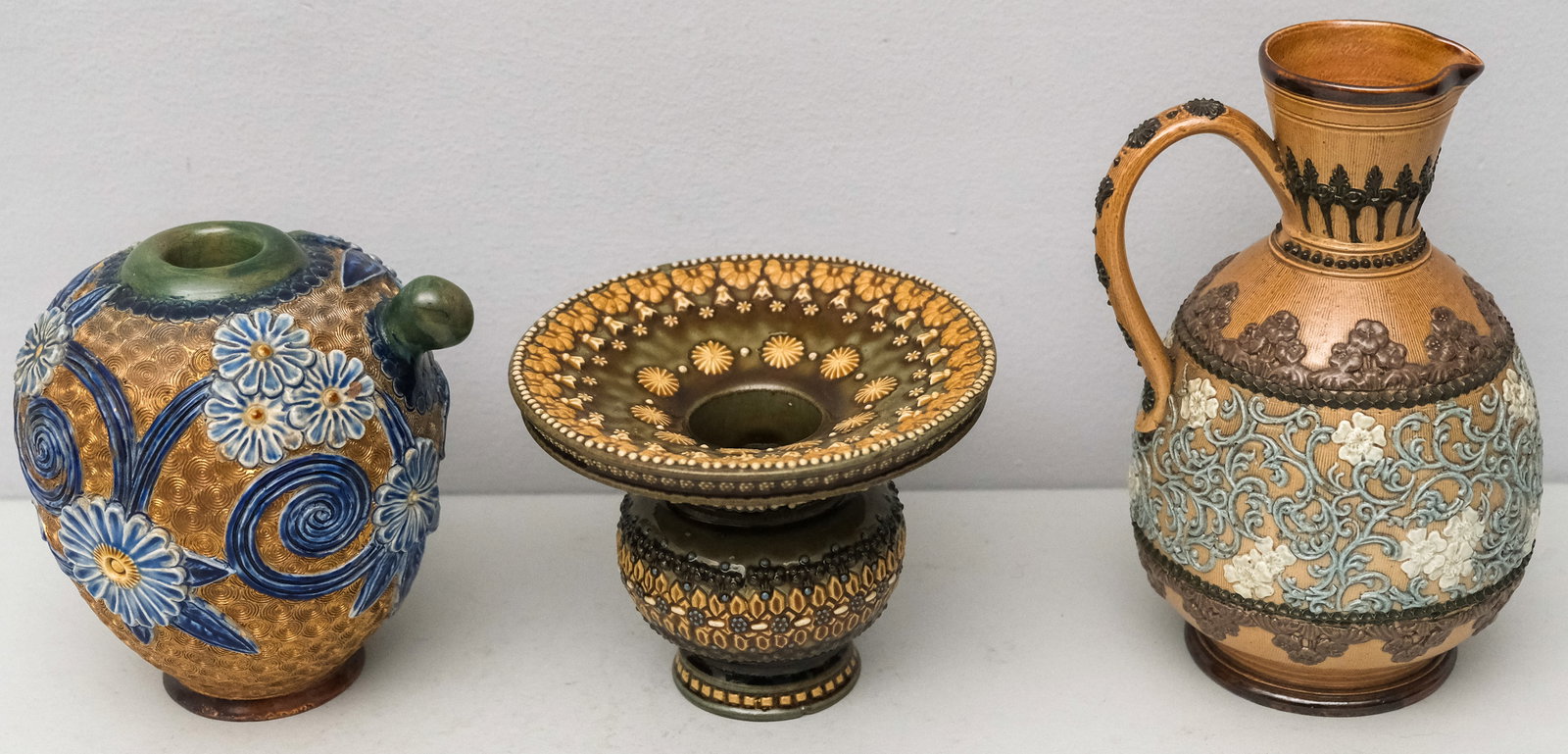 Three Doulton Lambeth Pottery Objects - 3