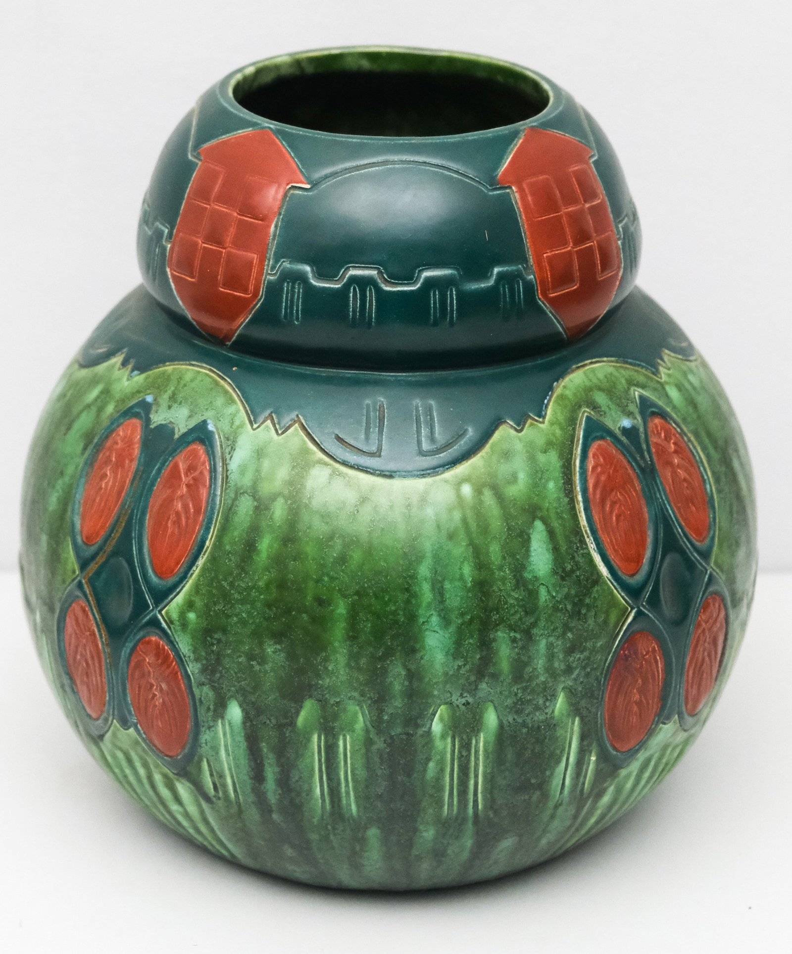Wilhelm Schiller Secessionist Art Pottery Vase (1 of 8)