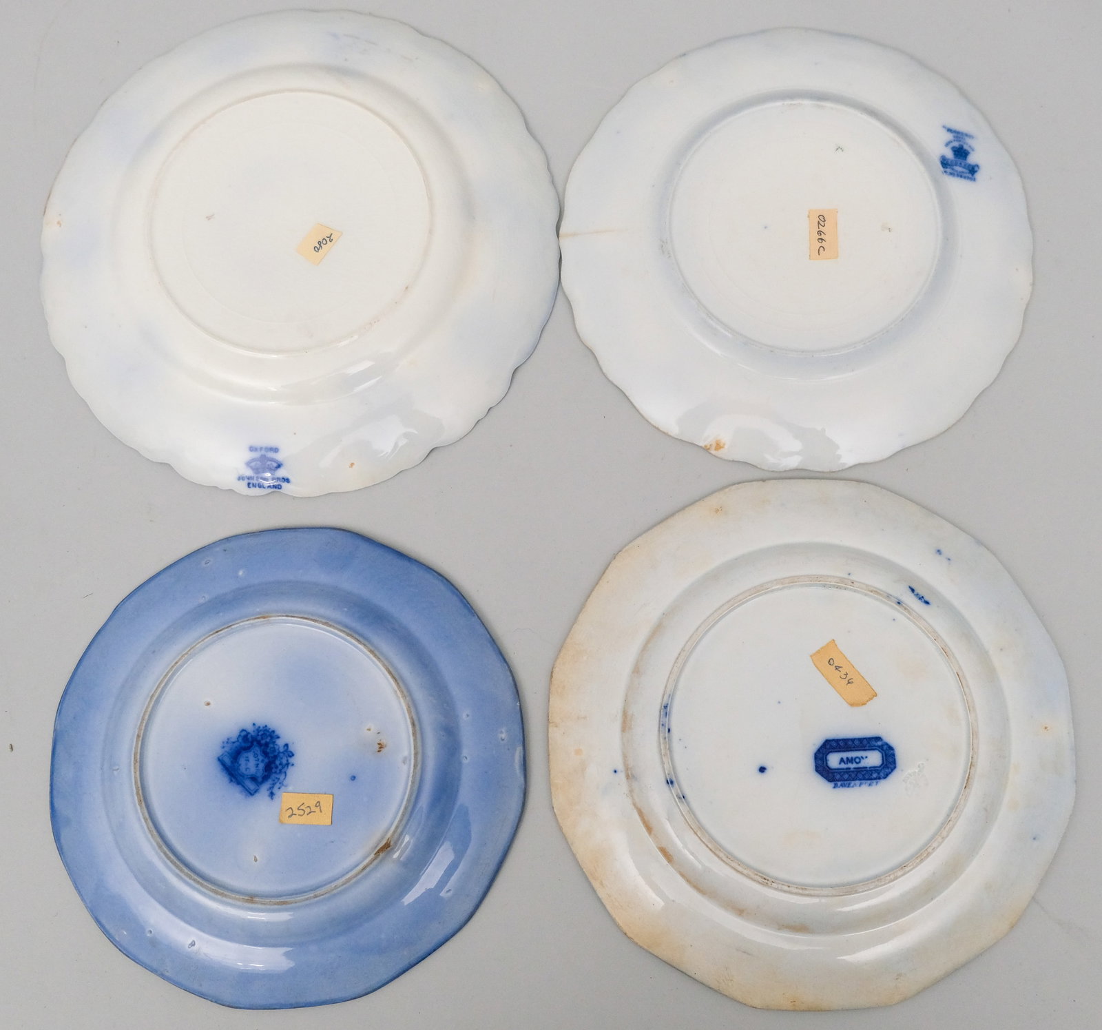 Large Lot of Flow Blue Pottery - 4