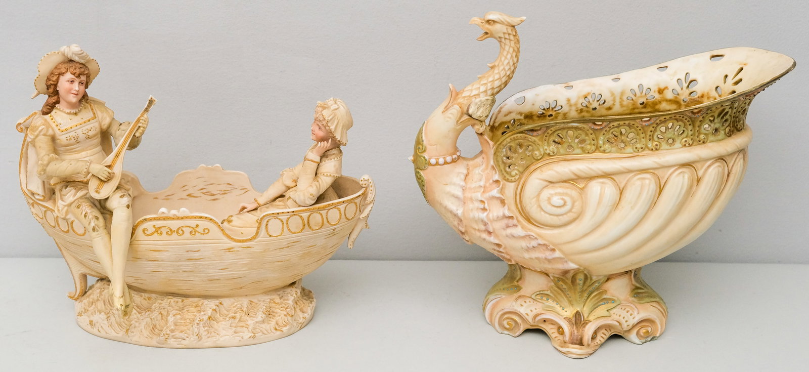 Two Royal Rudolstadt Porcelain Centerpieces (1 of 12)
