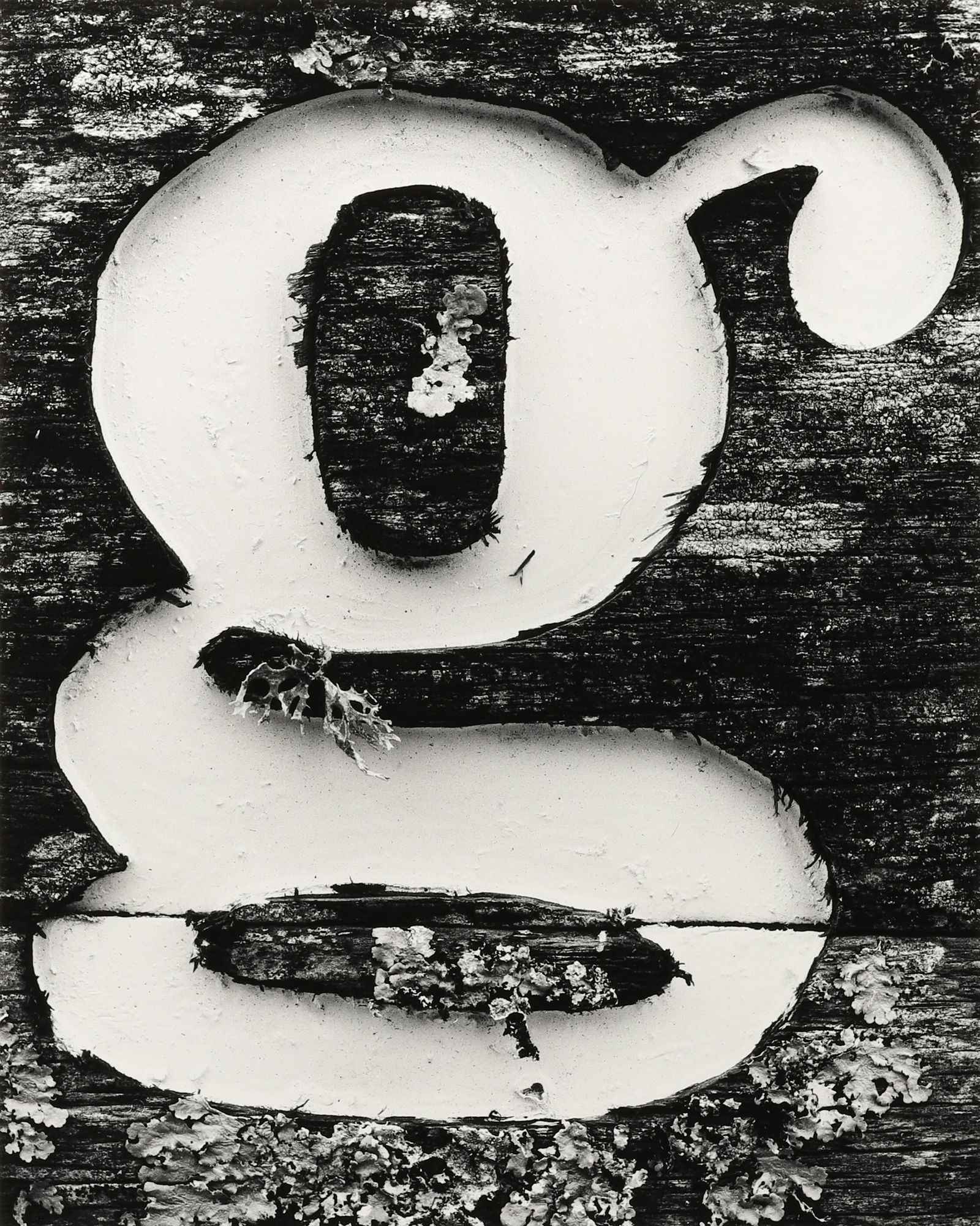 ROBERT K. BYERS - Garland Park Sign, 1976: Stamped, titled, and numbered in ink mount verso; signed and dated in pencil mount recto; inscribed "This print in Friend"s Garland Park Portfolio". Materials & Techniques: Vintage Silver Gelatin